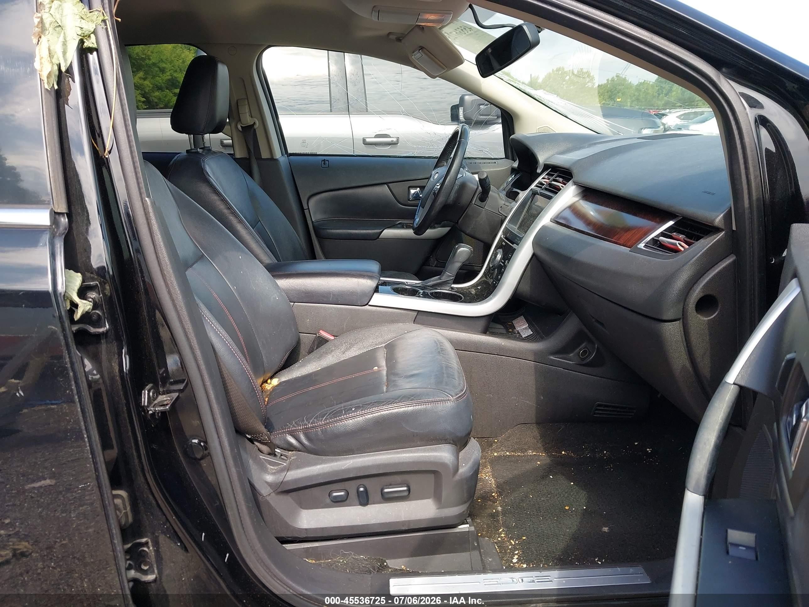 2012 Ford Edge Limited Black vin: 2FMDK3KC7CBA16196