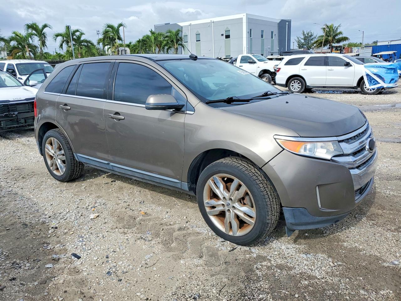 2012 Ford Edge Limited Gray vin: 2FMDK3KC7CBA56567