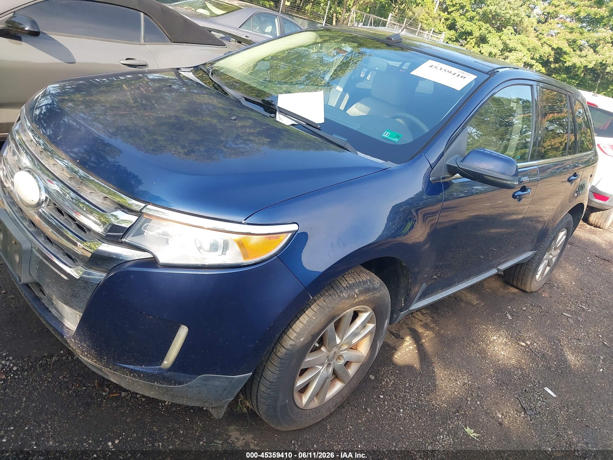 2012 Ford Edge Limited Dark Blue vin: 2FMDK3KC7CBA56987