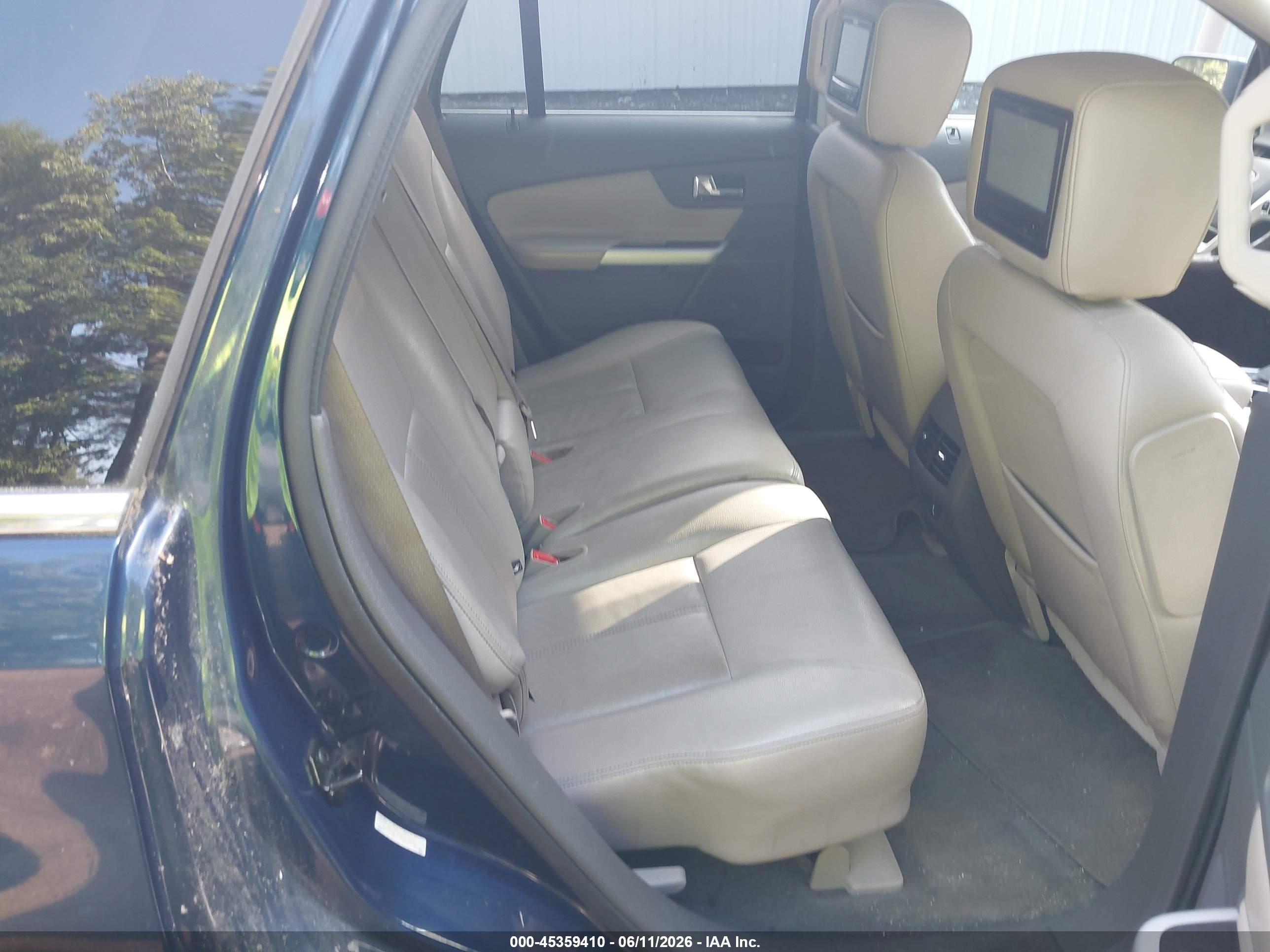 2012 Ford Edge Limited Dark Blue vin: 2FMDK3KC7CBA56987