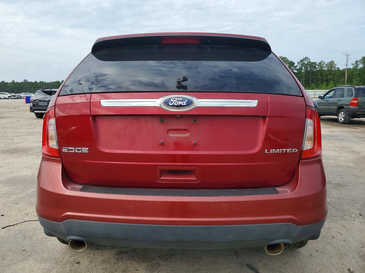 2013 Ford Edge Limited Red vin: 2FMDK3KC7DBA72656