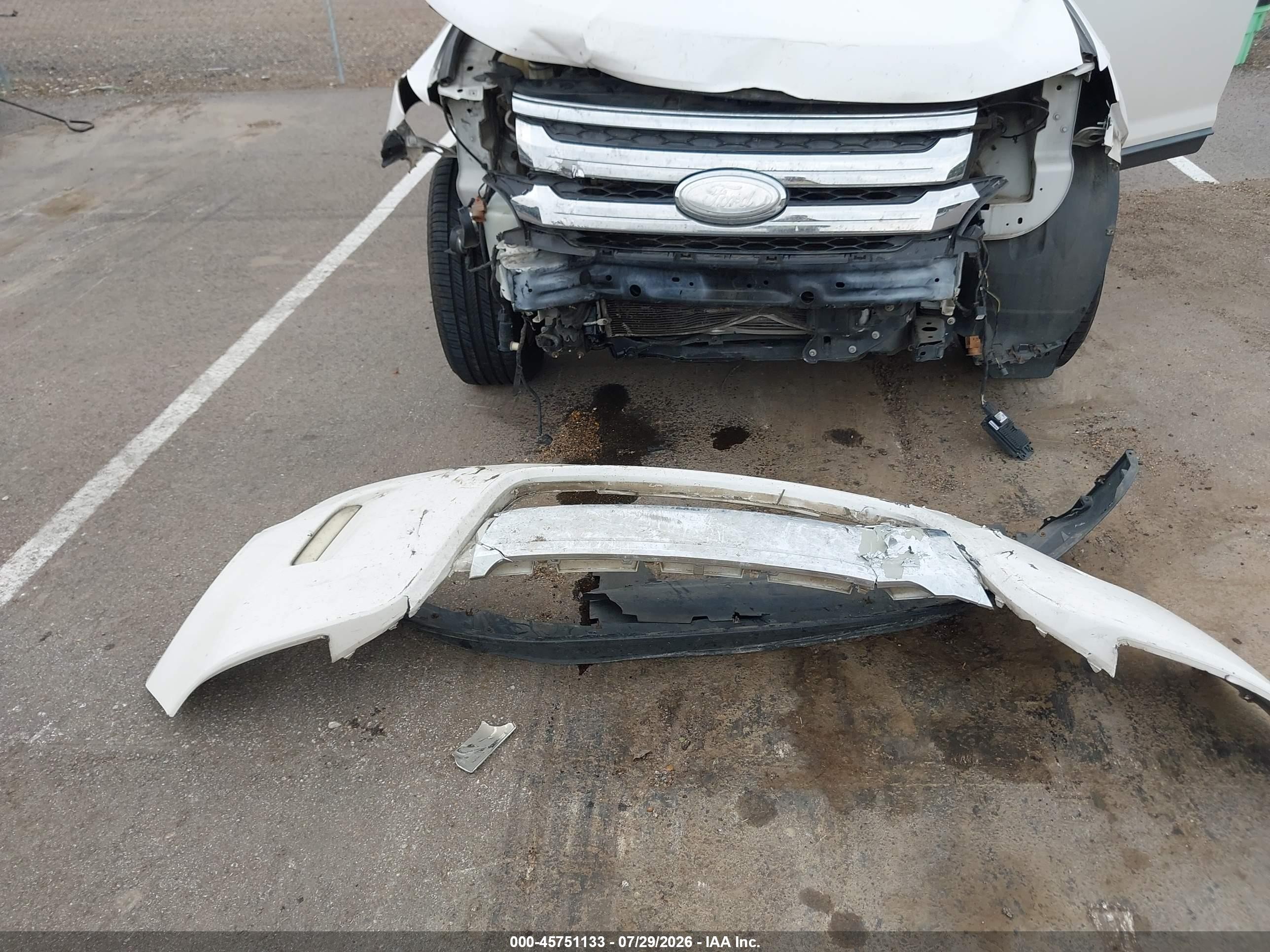 2013 Ford Edge Limited White vin: 2FMDK3KC7DBA85486