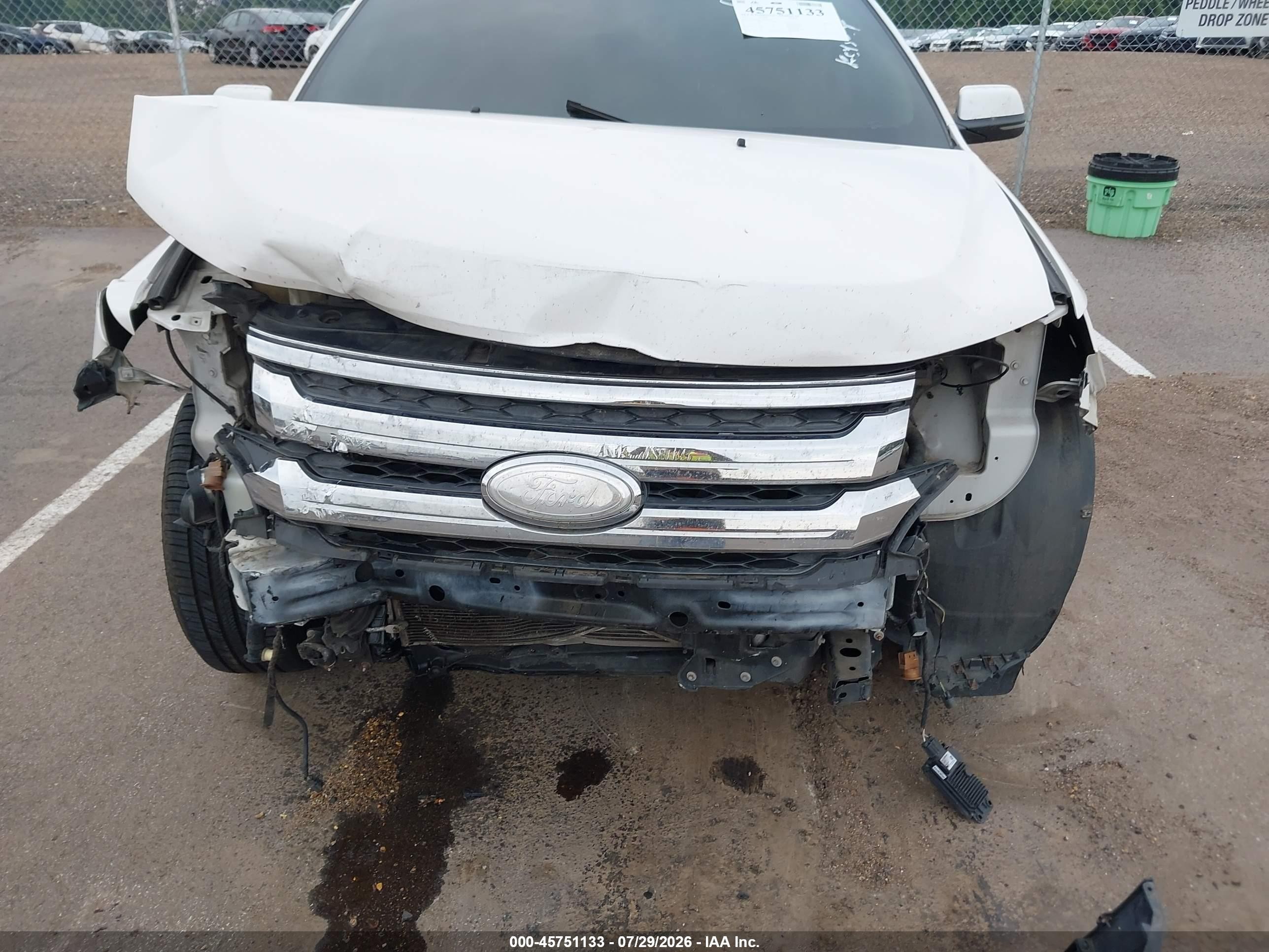 2013 Ford Edge Limited White vin: 2FMDK3KC7DBA85486