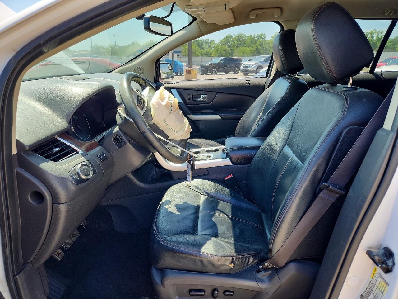 2013 Ford Edge Limited White vin: 2FMDK3KC7DBB71106