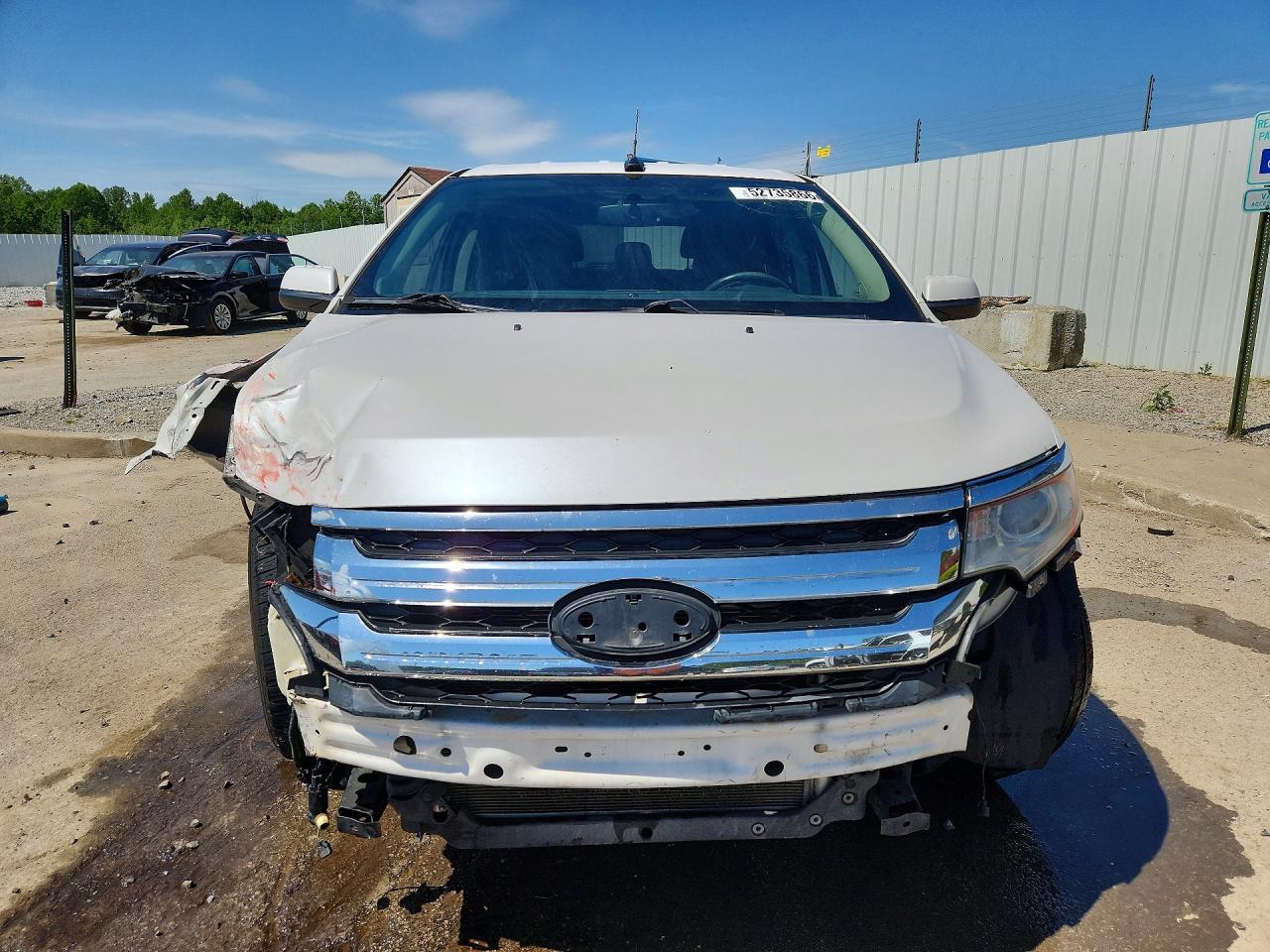 2013 Ford Edge Limited White vin: 2FMDK3KC7DBB71106