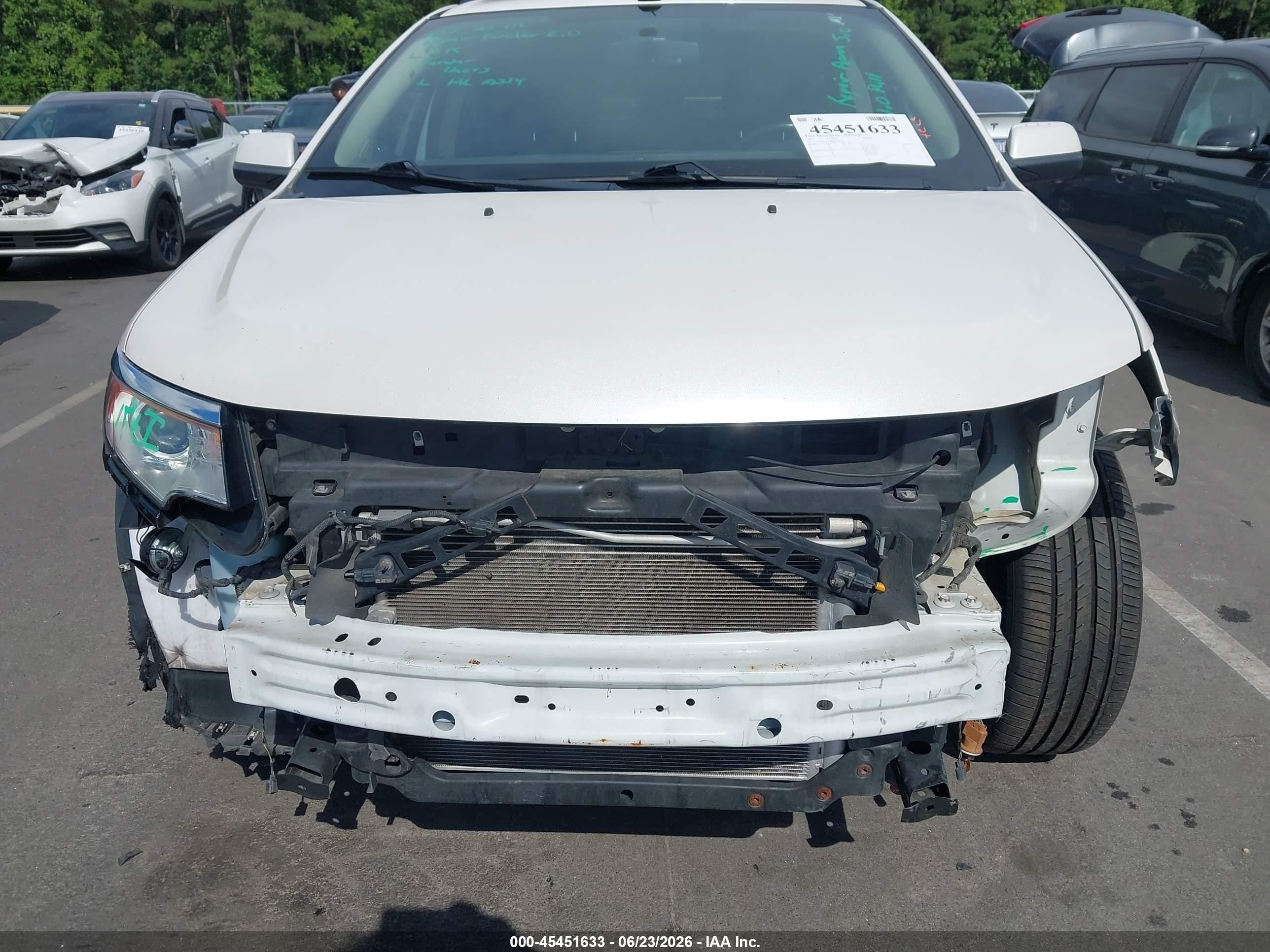 2013 Ford Edge Limited Белый vin: 2FMDK3KC7DBC57029