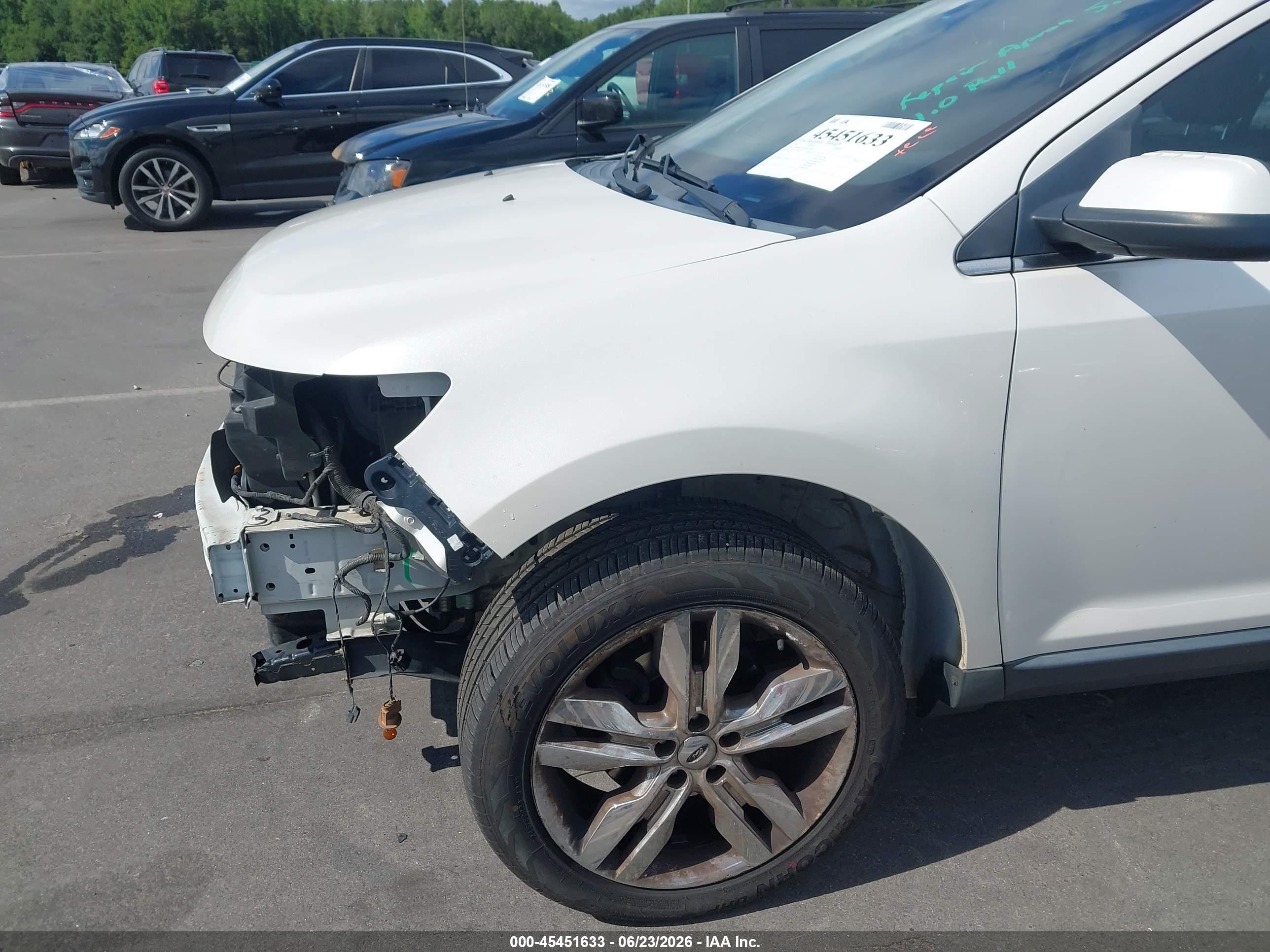2013 Ford Edge Limited Белый vin: 2FMDK3KC7DBC57029