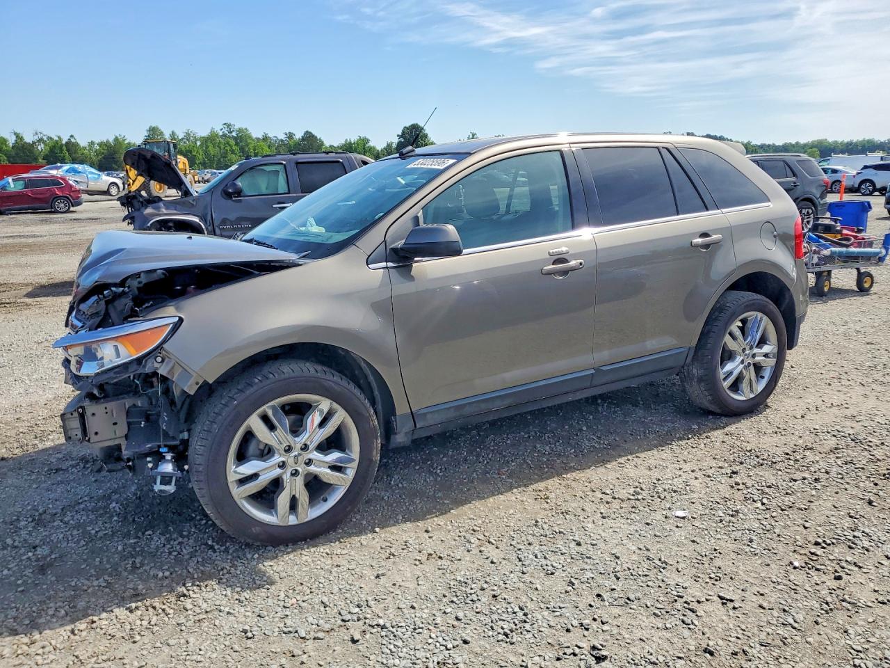 2013 Ford Edge Limited Gray vin: 2FMDK3KC7DBE15921