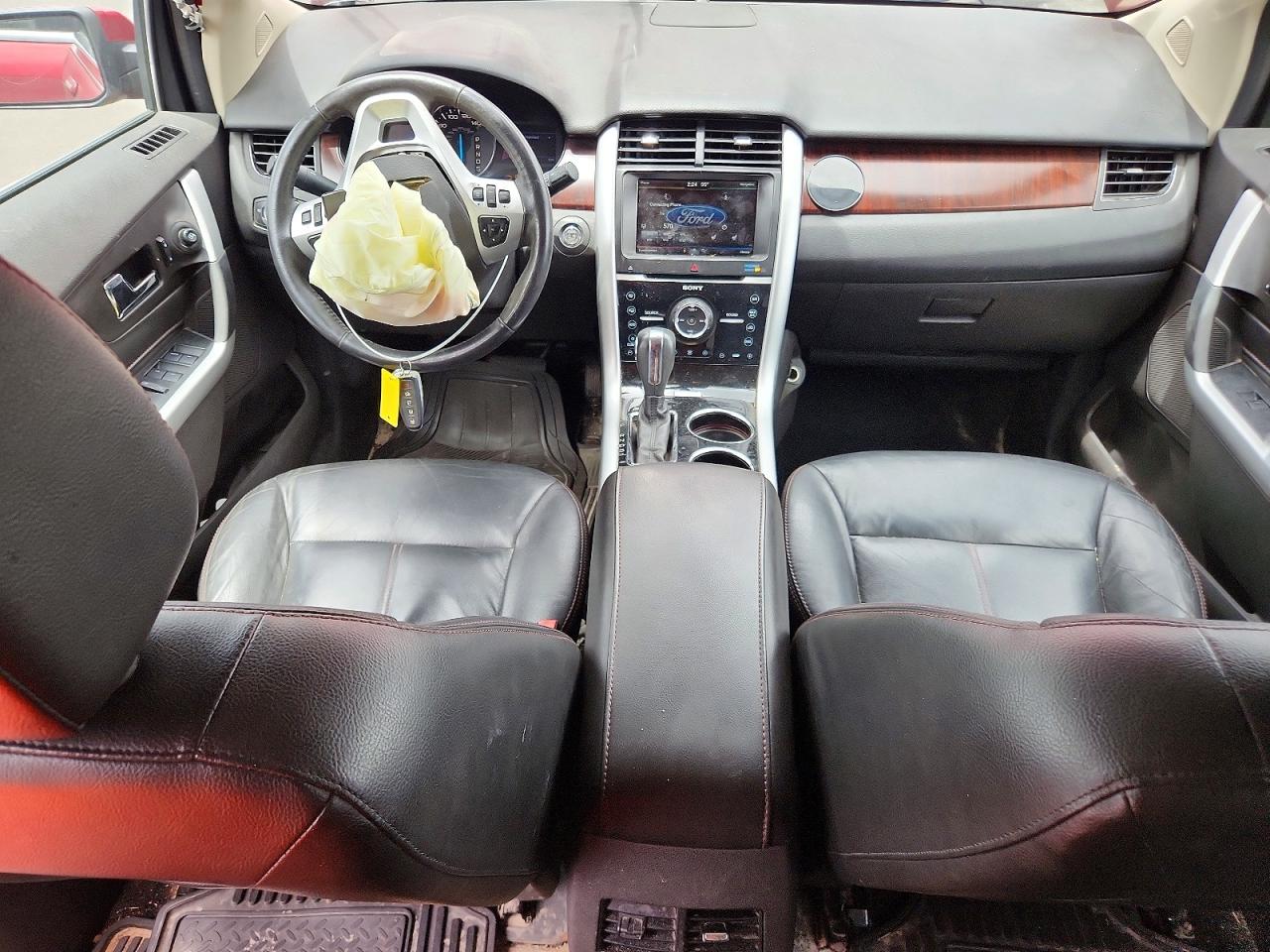 2013 Ford Edge Limited Burgundy vin: 2FMDK3KC7DBE31164