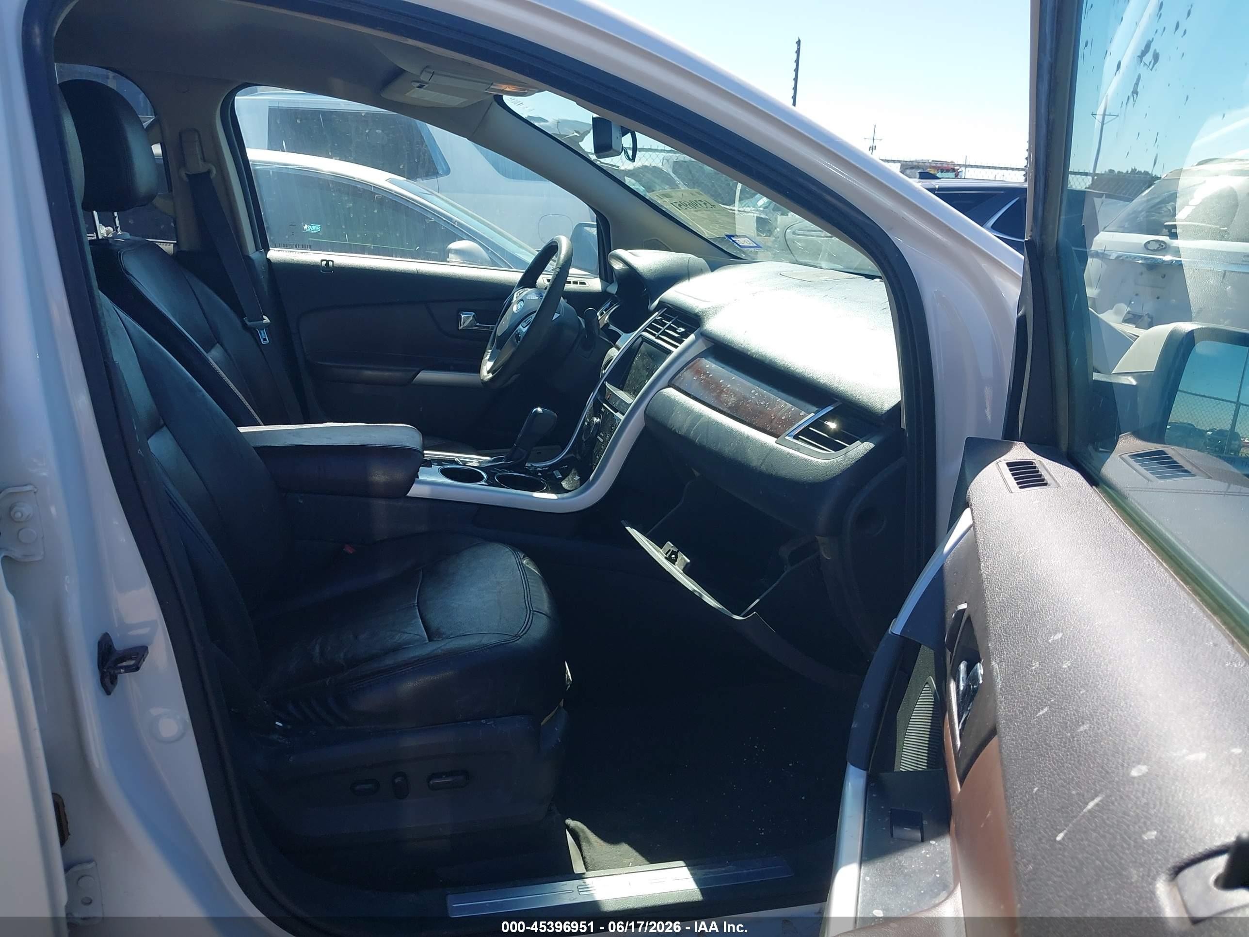 2014 Ford Edge Limited White vin: 2FMDK3KC7EBA33678