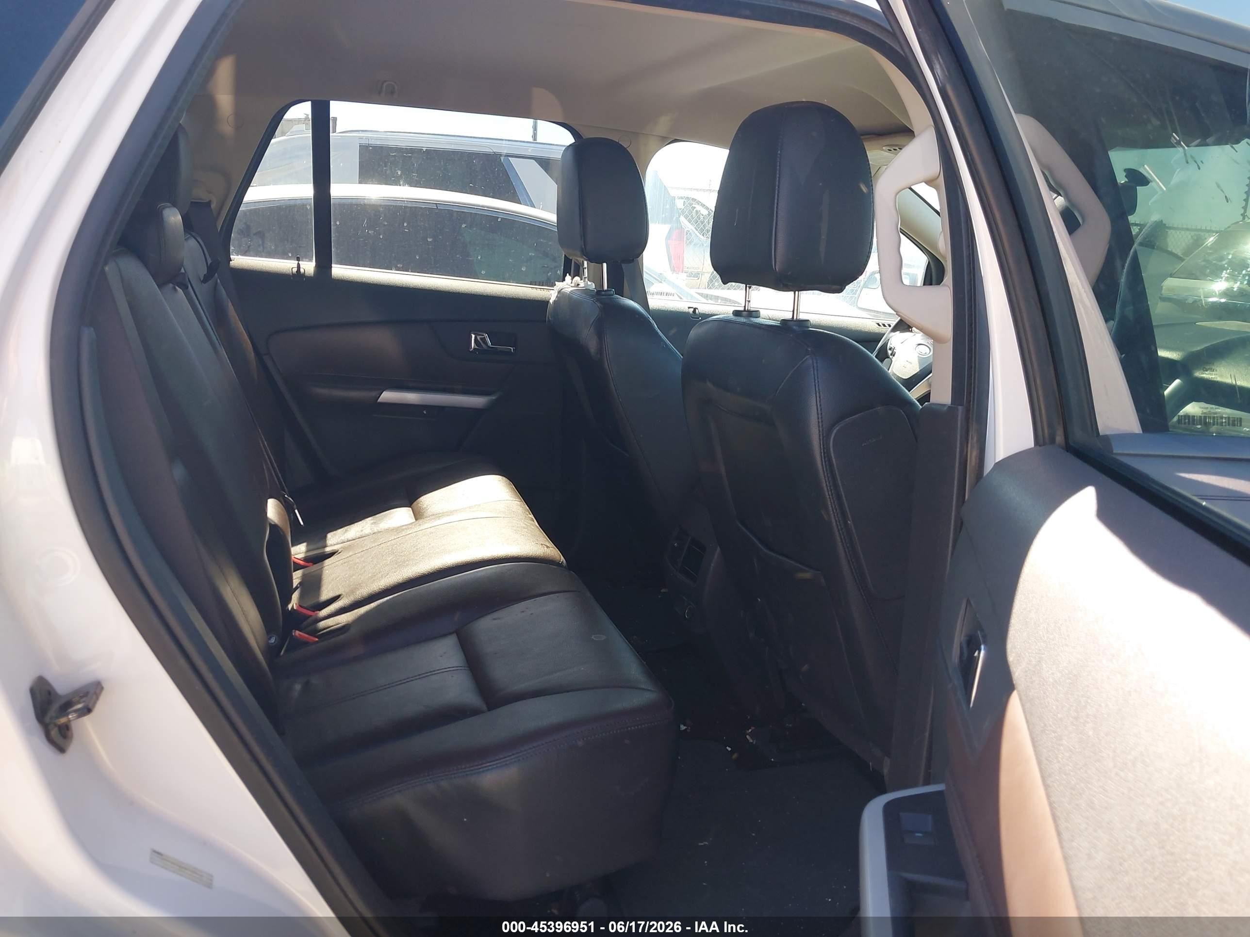 2014 Ford Edge Limited White vin: 2FMDK3KC7EBA33678
