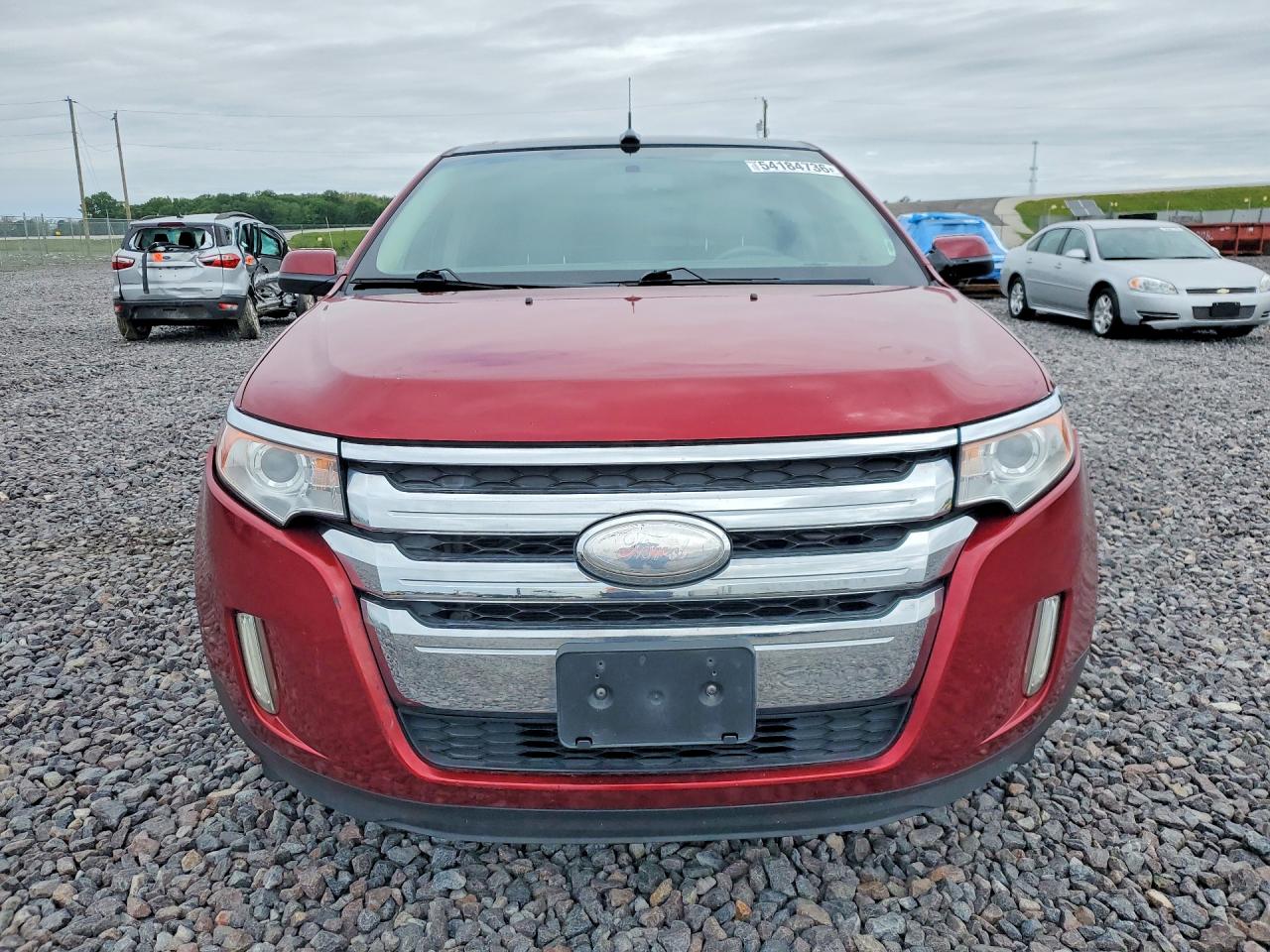 2014 Ford Edge Limited Red vin: 2FMDK3KC7EBA57883