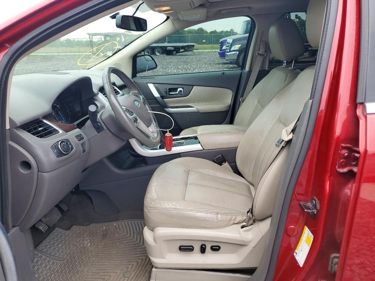 2014 Ford Edge Limited Red vin: 2FMDK3KC7EBA57883