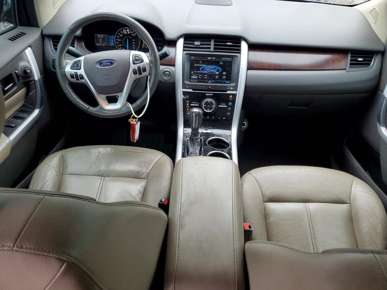 2014 Ford Edge Limited Red vin: 2FMDK3KC7EBA57883