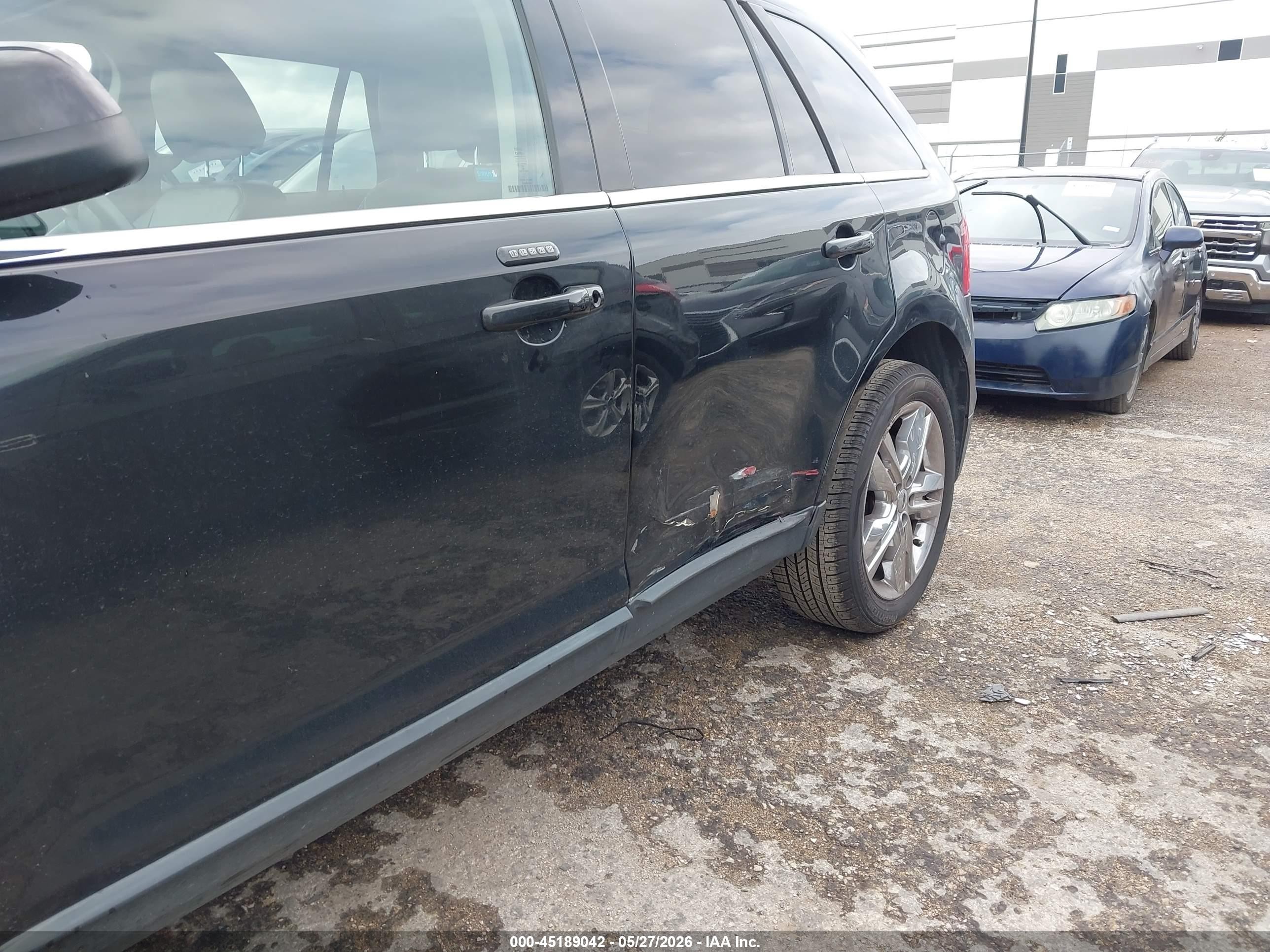 2014 Ford Edge Limited Black vin: 2FMDK3KC7EBA90785