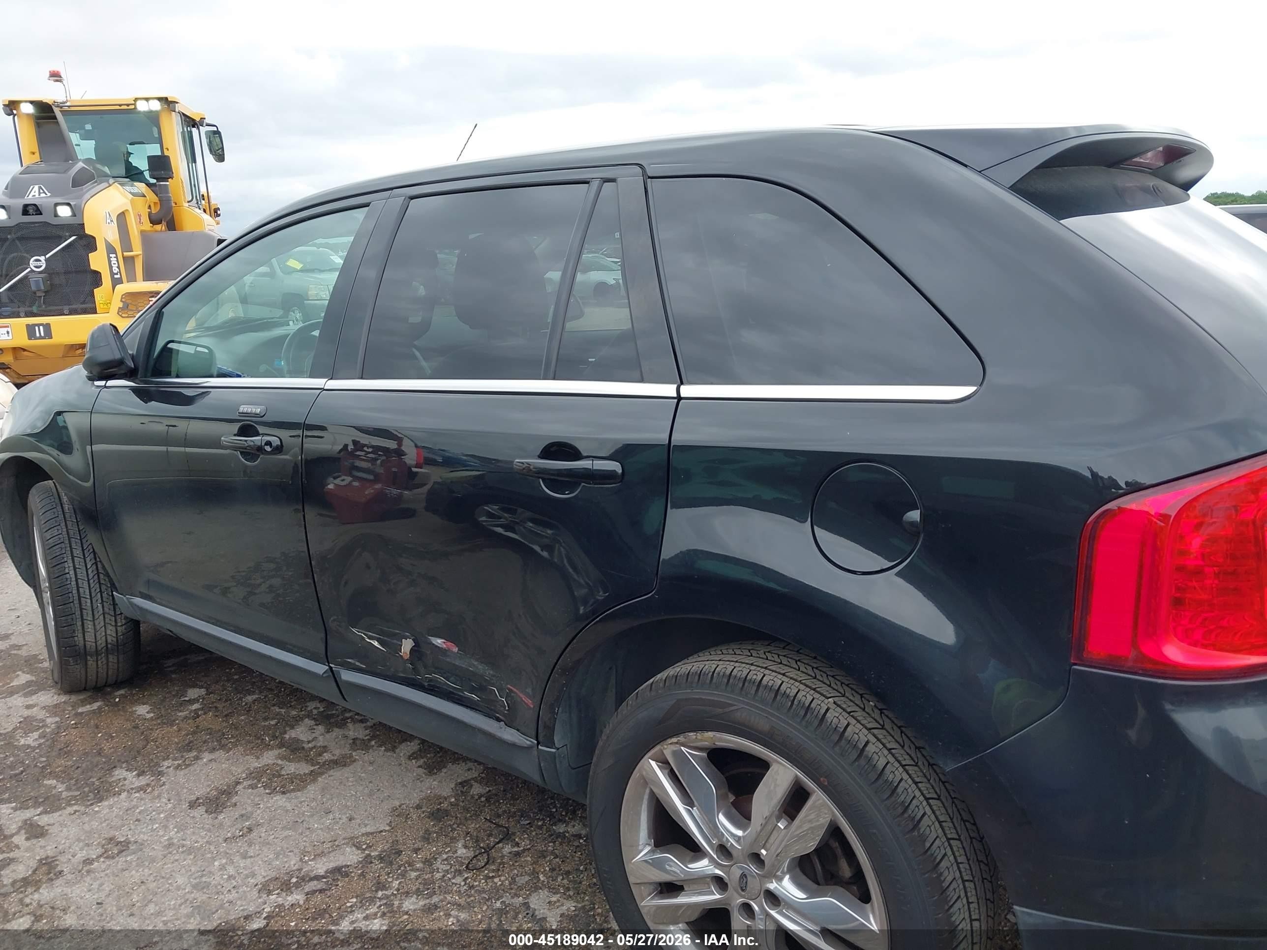 2014 Ford Edge Limited Black vin: 2FMDK3KC7EBA90785