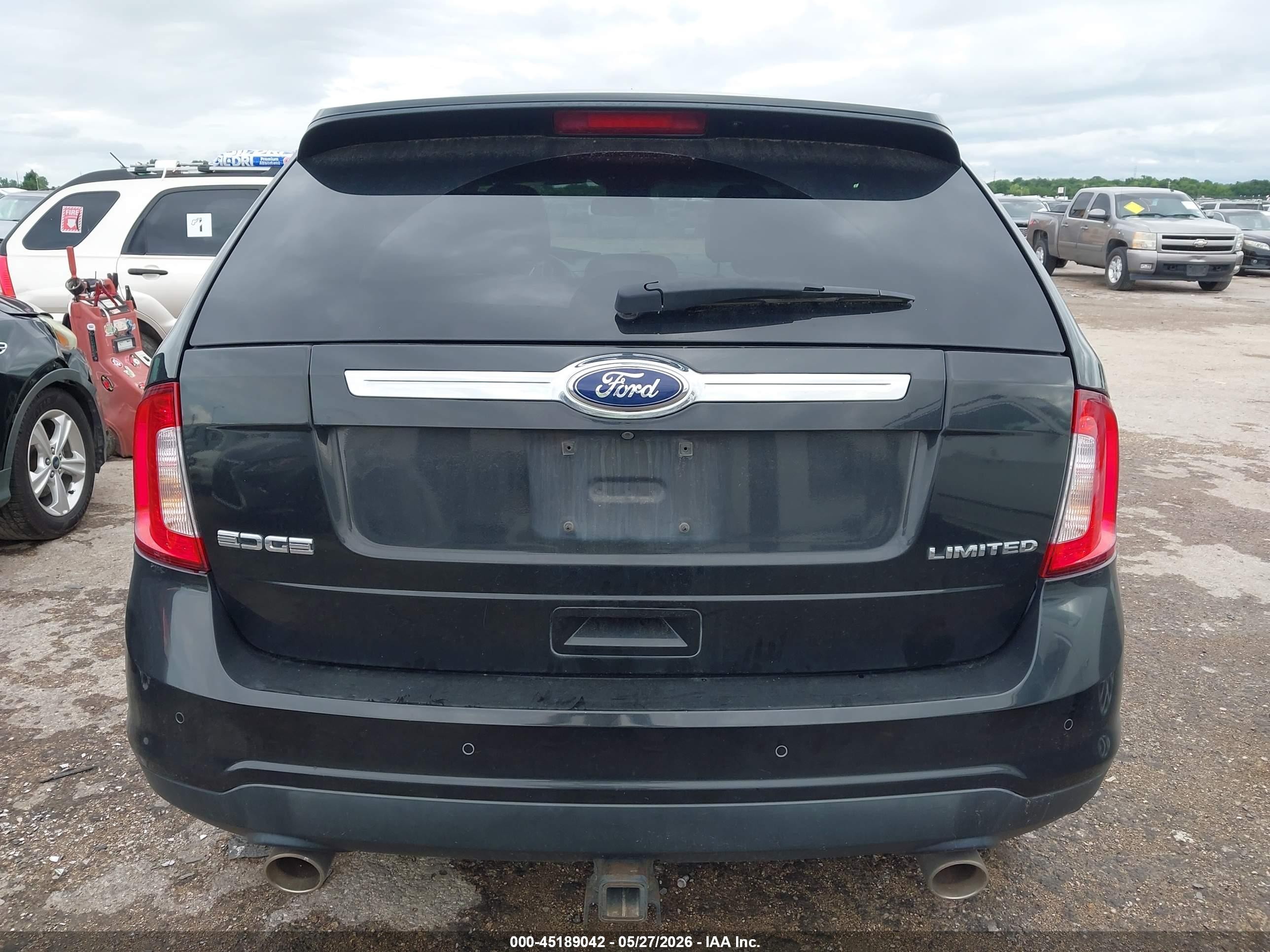 2014 Ford Edge Limited Black vin: 2FMDK3KC7EBA90785