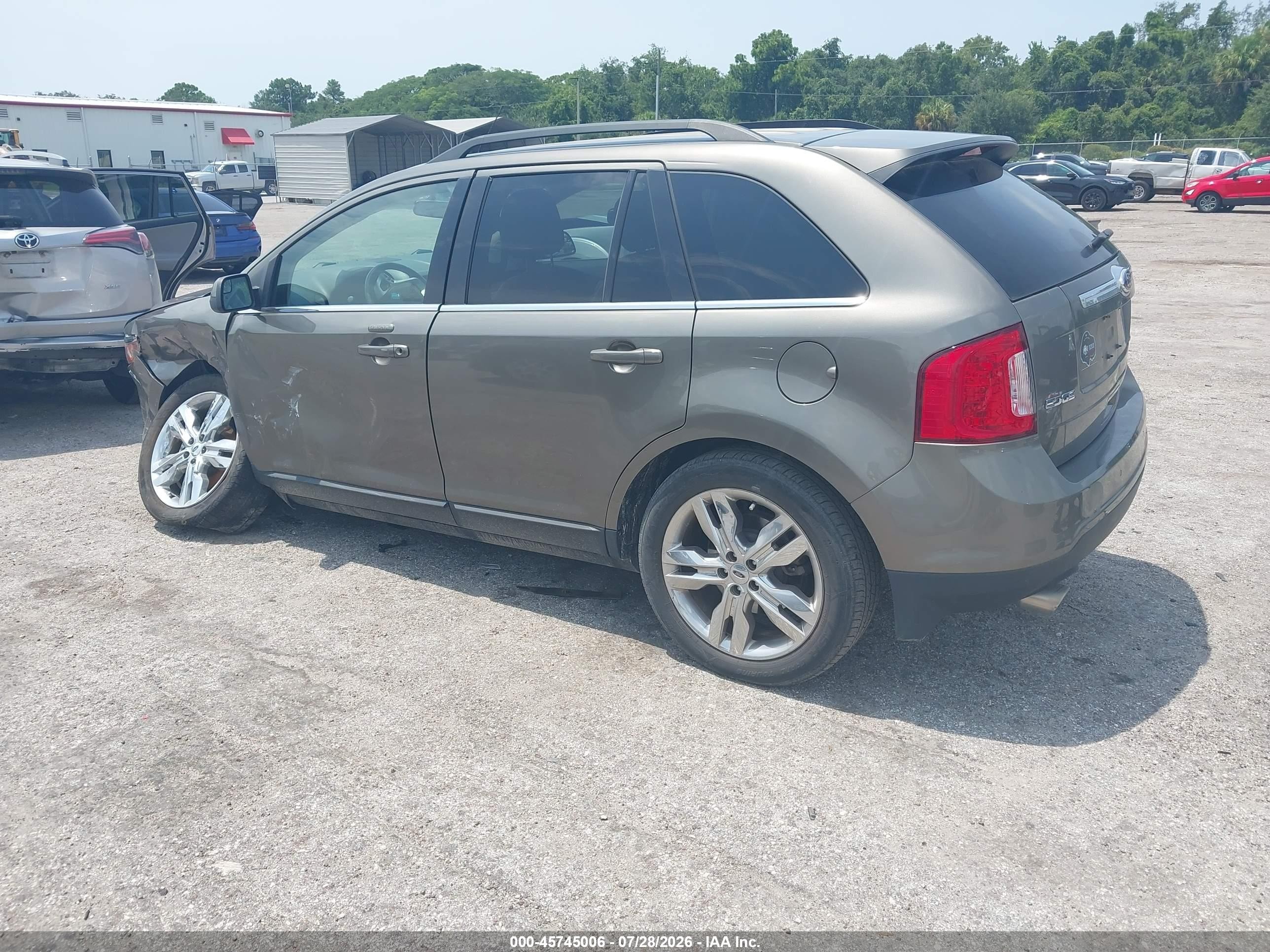2014 Ford Edge Limited Gray vin: 2FMDK3KC7EBB10744