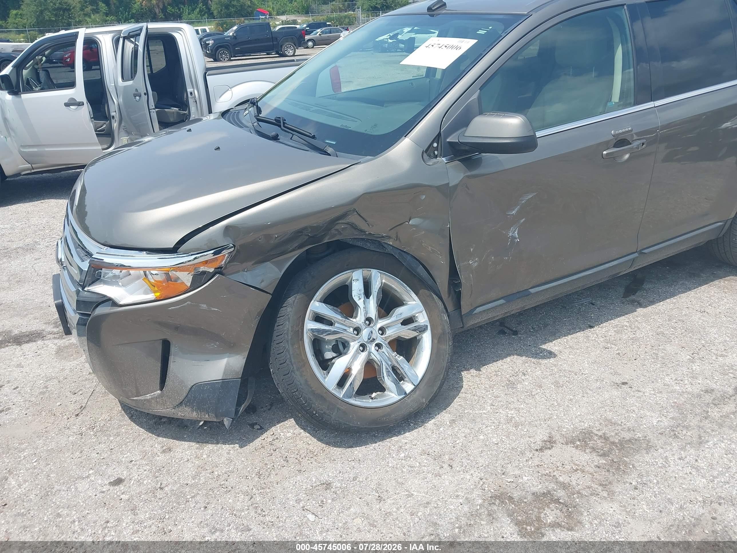 2014 Ford Edge Limited Gray vin: 2FMDK3KC7EBB10744