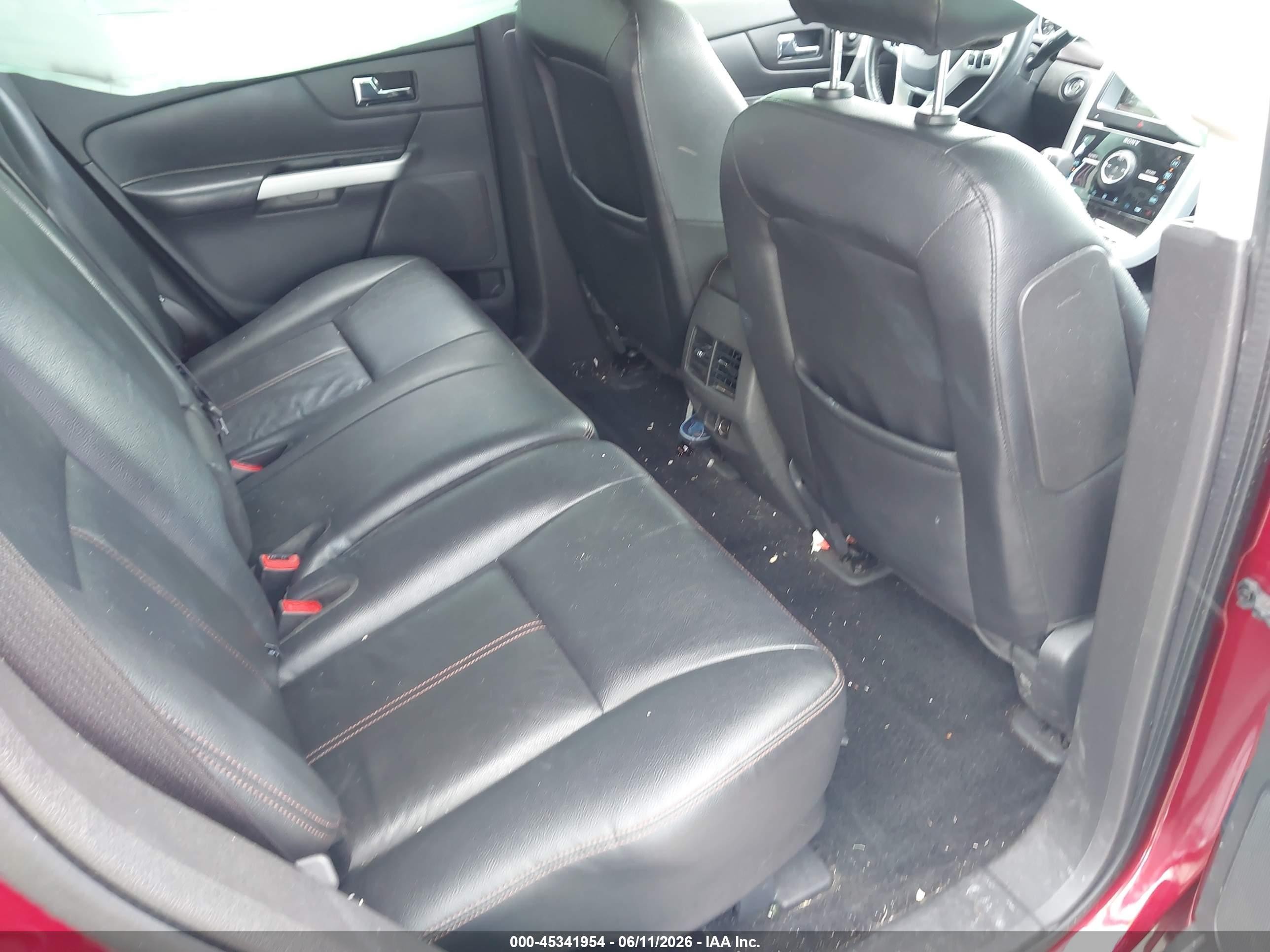 2014 Ford Edge Limited Red vin: 2FMDK3KC7EBB34591
