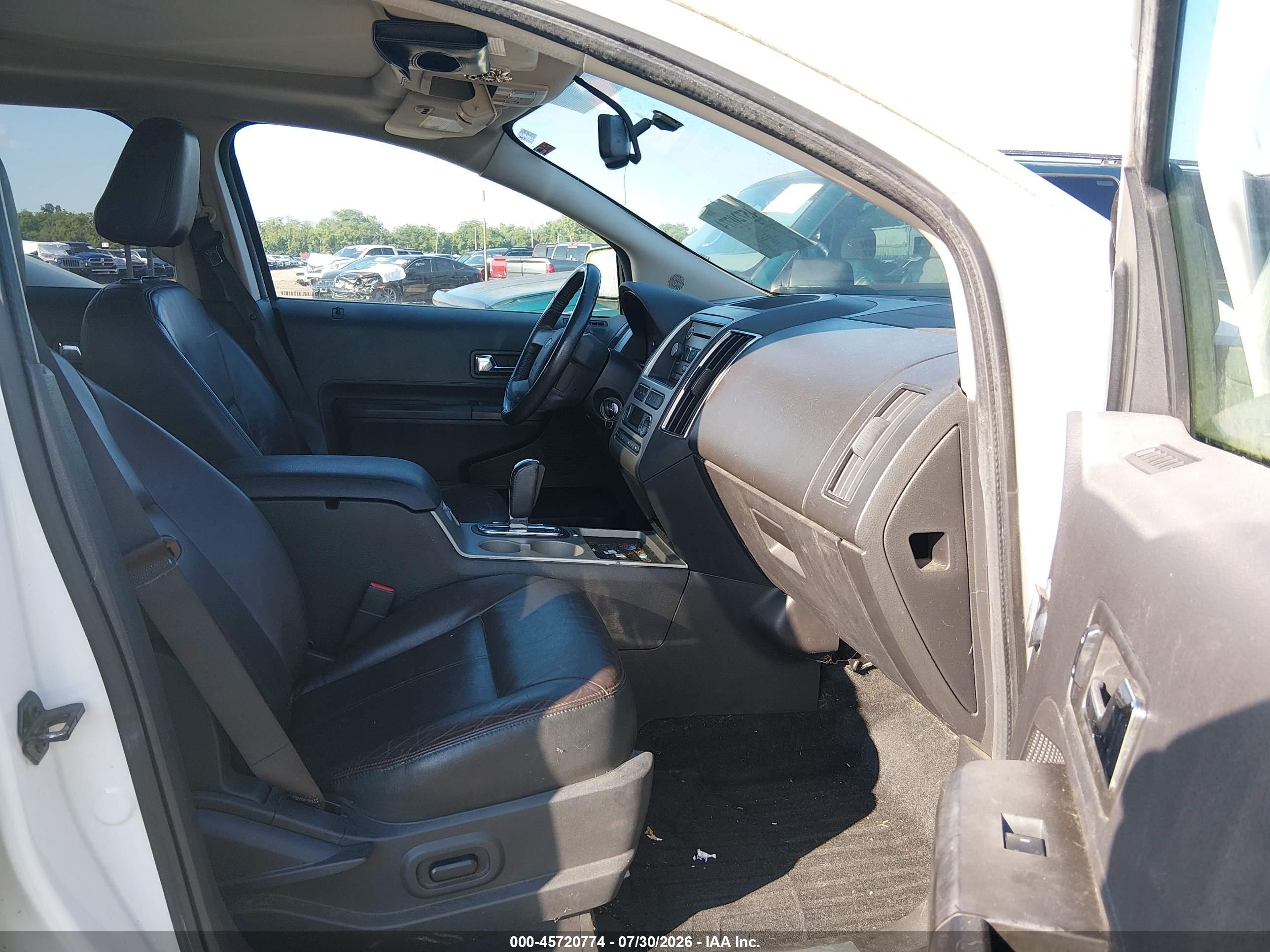 2010 Ford Edge Limited White vin: 2FMDK3KC8ABA38494