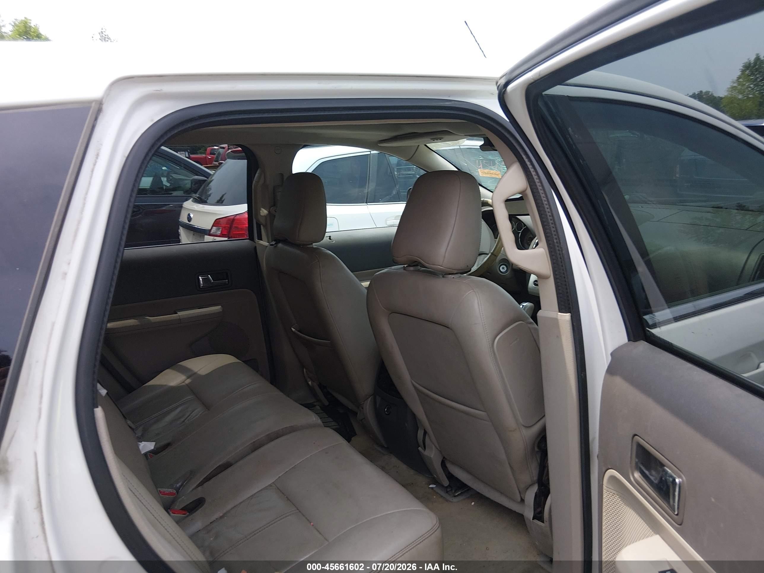 2010 Ford Edge Limited White vin: 2FMDK3KC8ABA41511