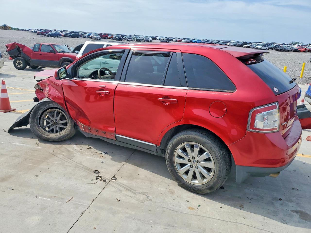2010 Ford Edge Limited Red vin: 2FMDK3KC8ABA56638