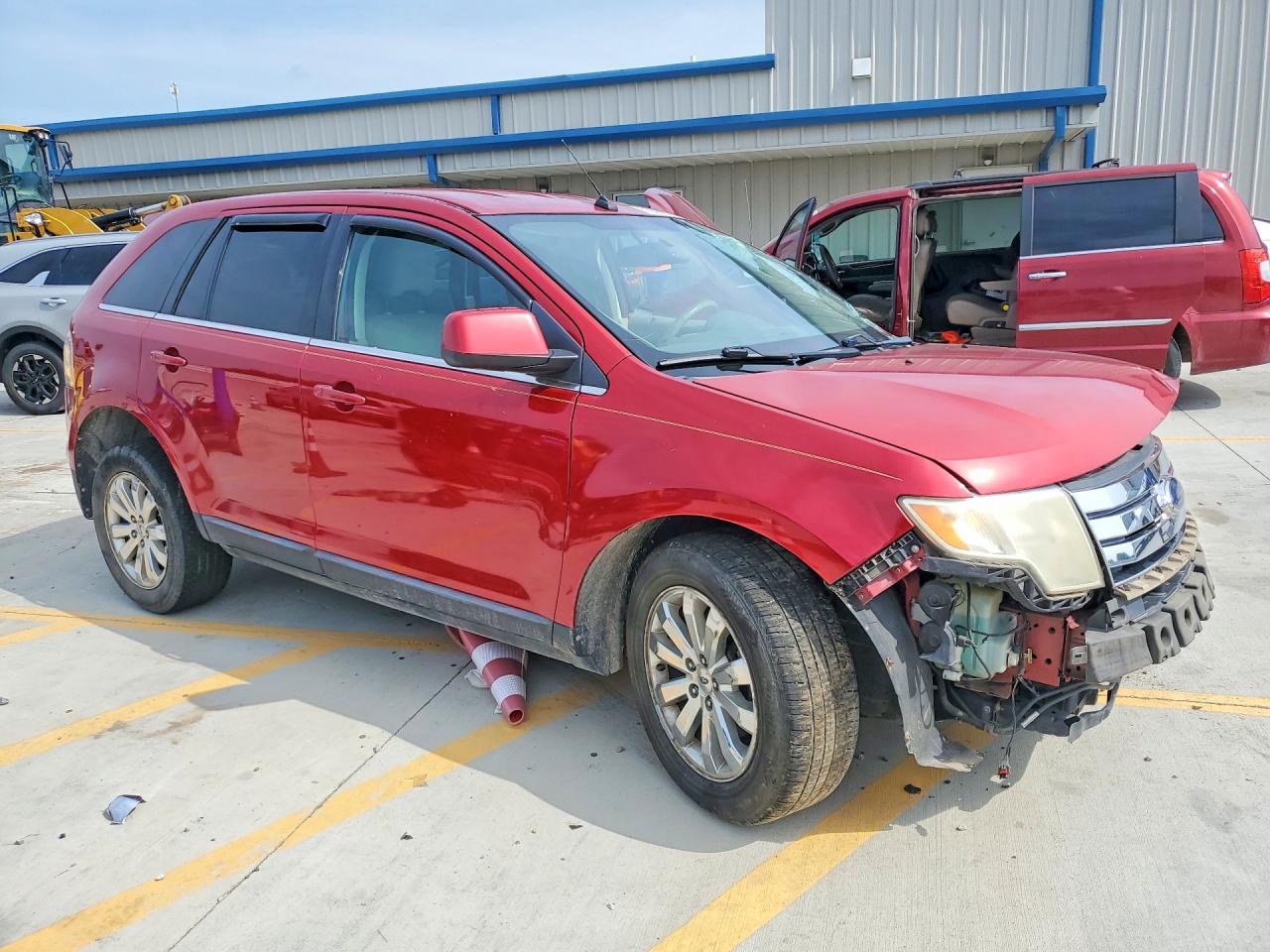 2010 Ford Edge Limited Red vin: 2FMDK3KC8ABA56638