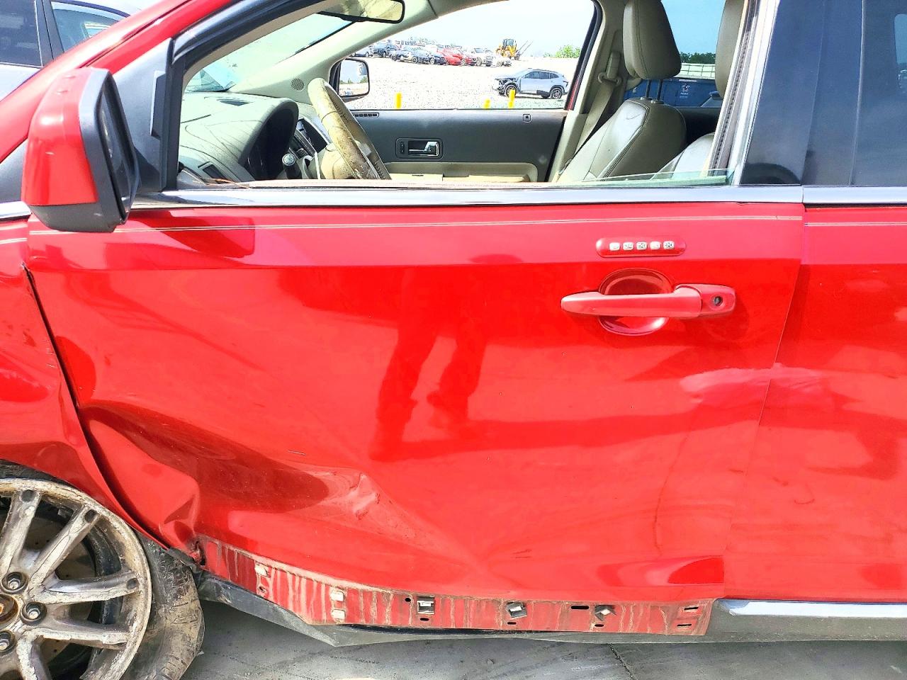 2010 Ford Edge Limited Red vin: 2FMDK3KC8ABA56638
