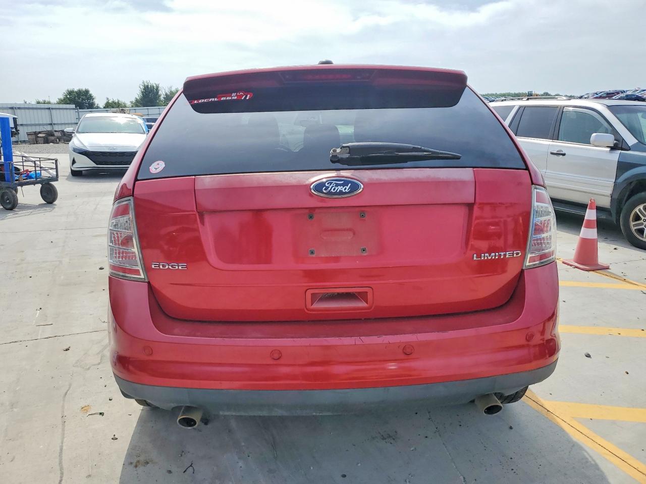 2010 Ford Edge Limited Red vin: 2FMDK3KC8ABA56638