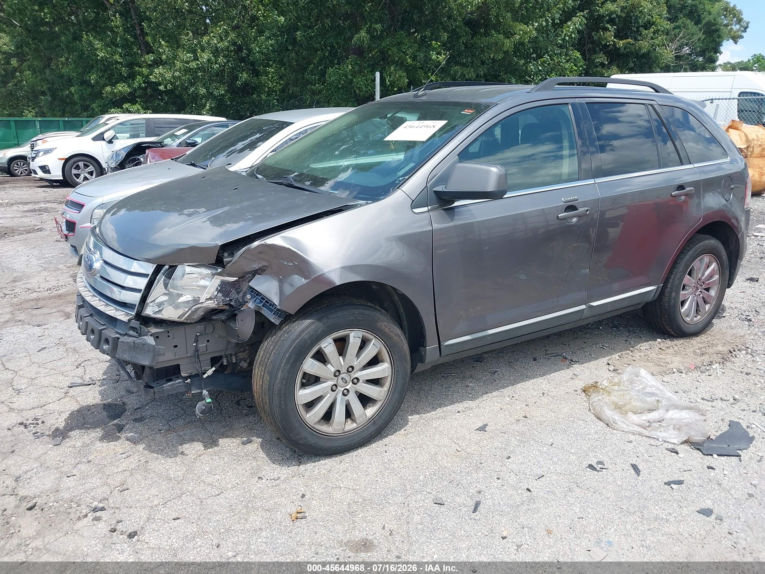 2010 Ford Edge Limited Gray vin: 2FMDK3KC8ABA75836