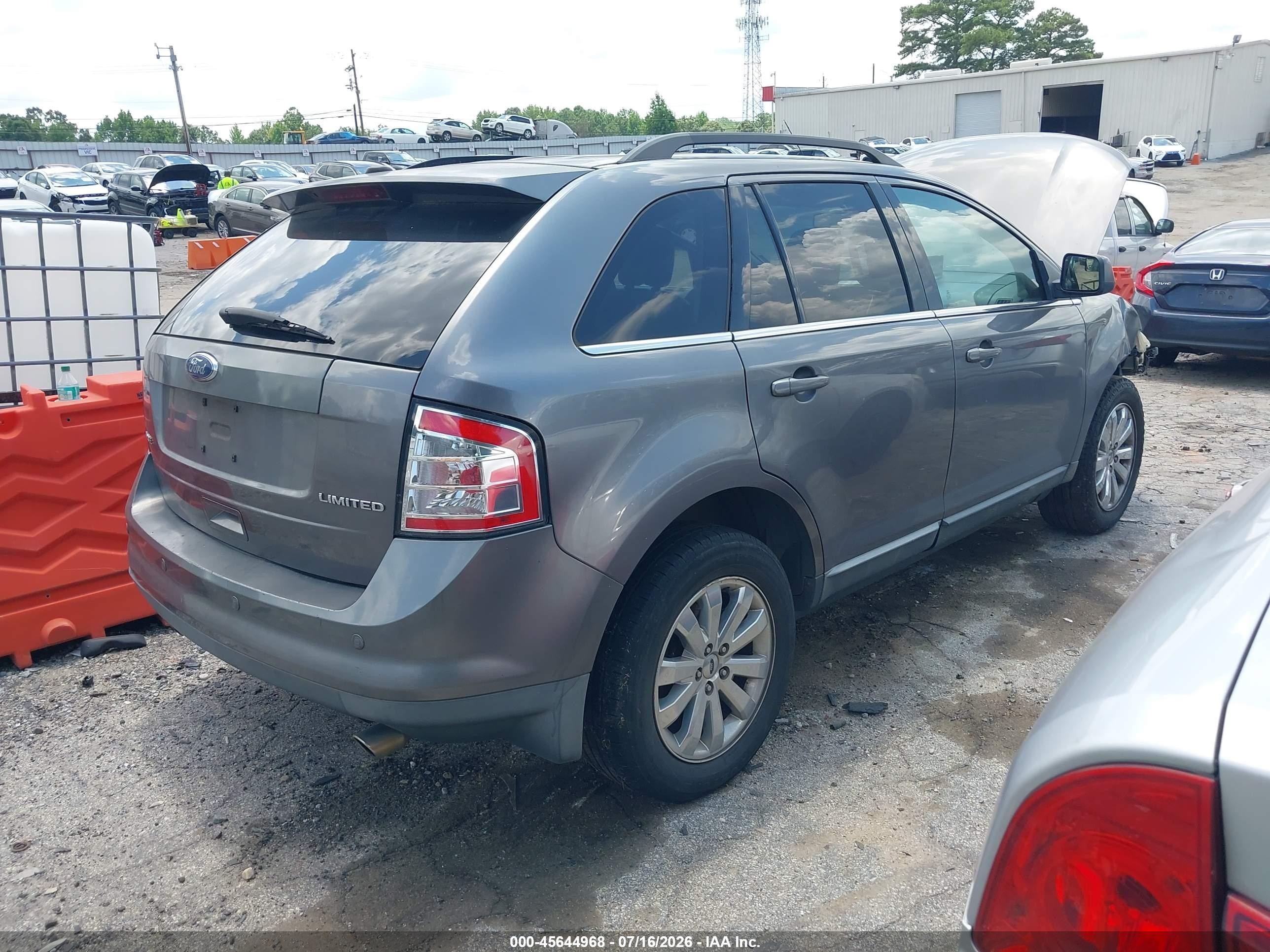 2010 Ford Edge Limited Gray vin: 2FMDK3KC8ABA75836
