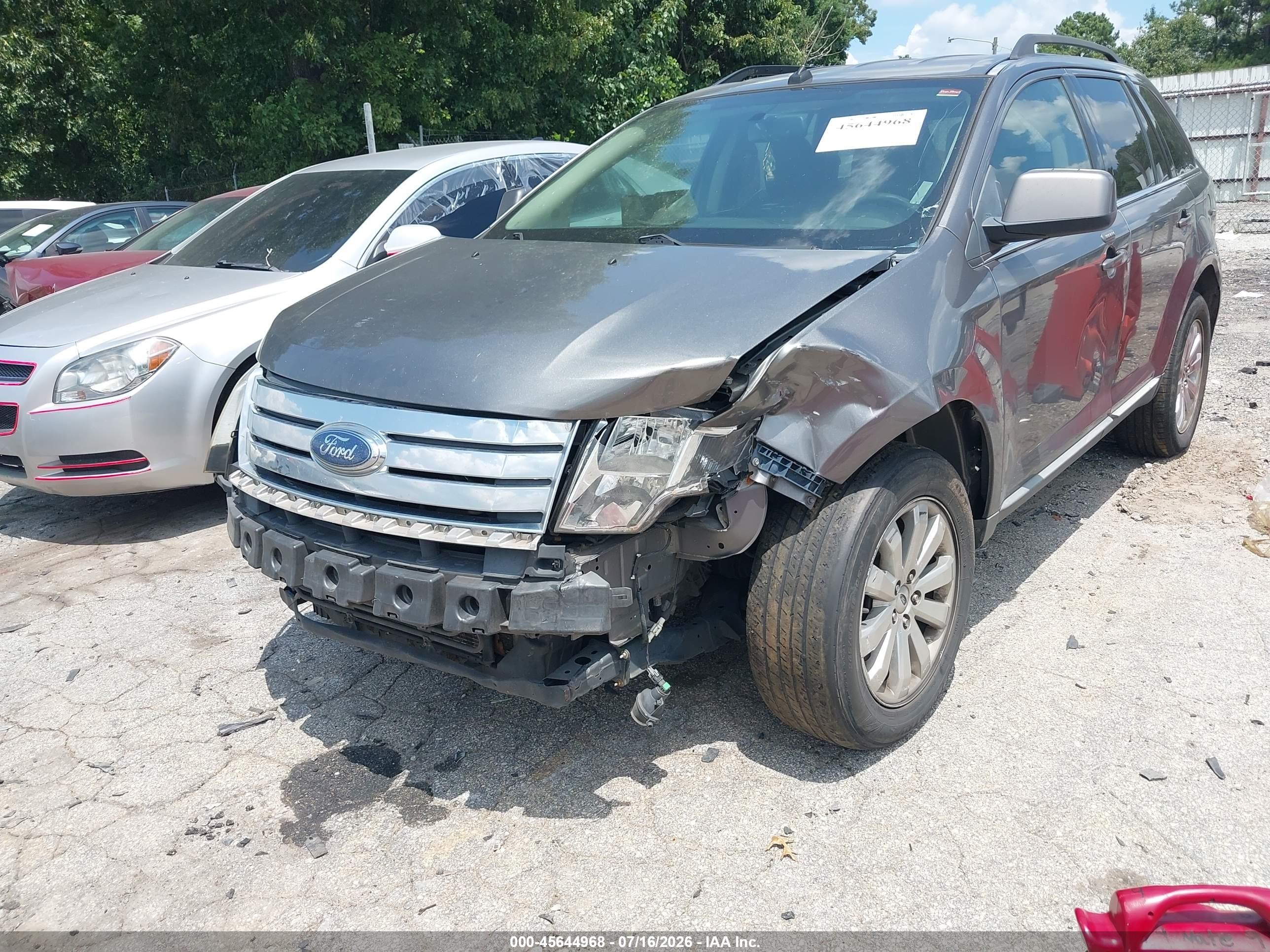 2010 Ford Edge Limited Gray vin: 2FMDK3KC8ABA75836