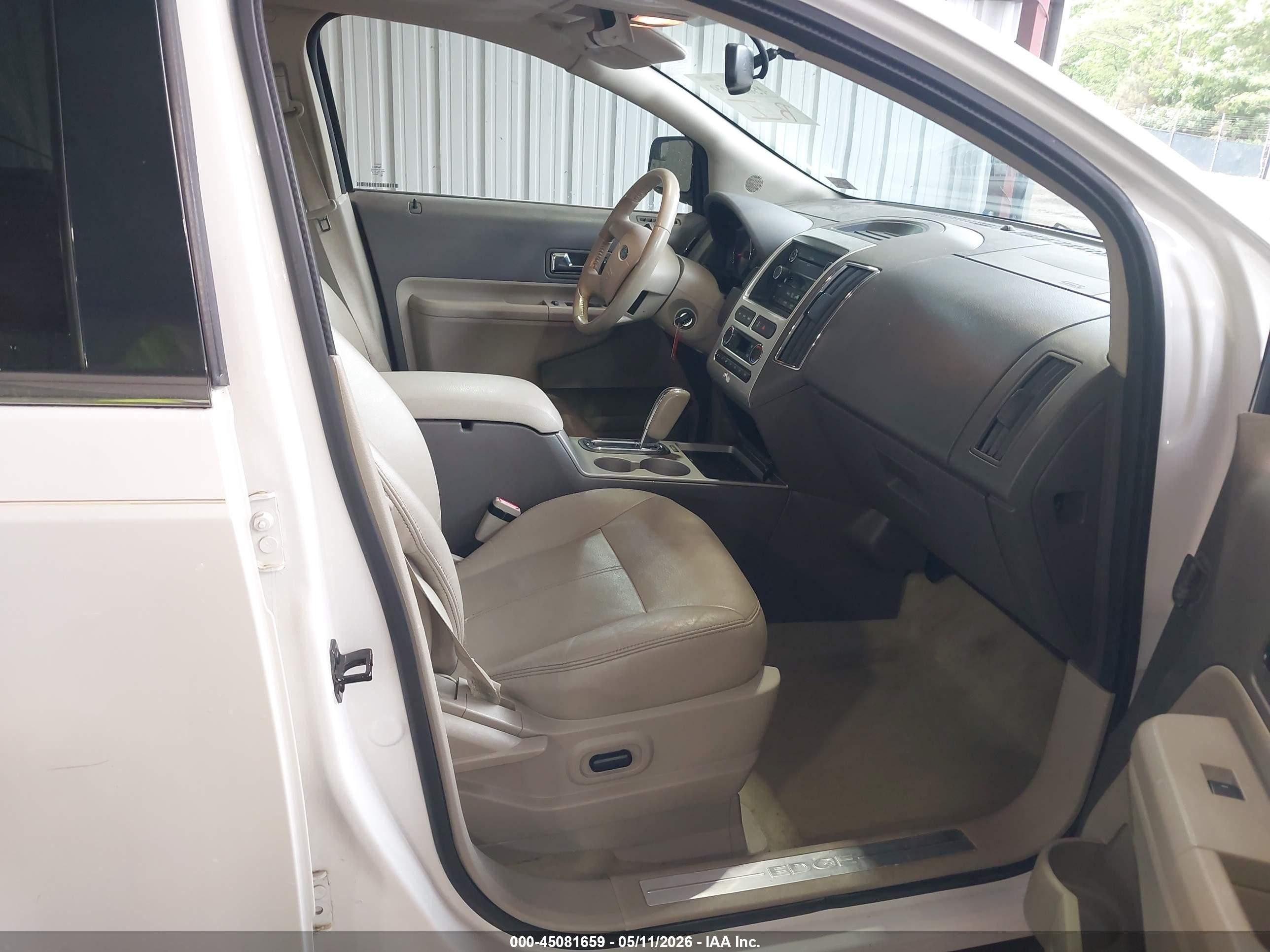 2010 Ford Edge Limited White vin: 2FMDK3KC8ABB40586