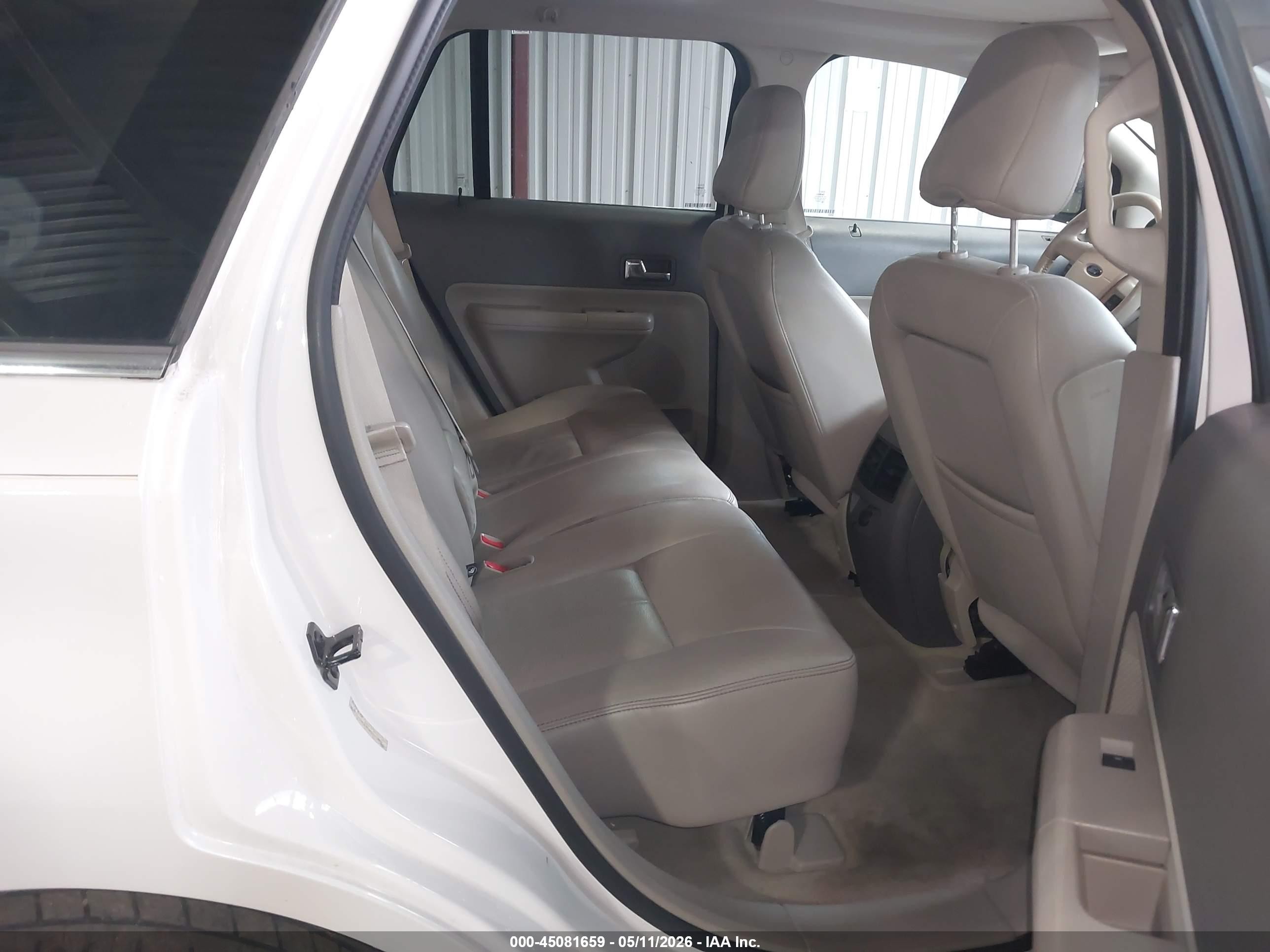 2010 Ford Edge Limited White vin: 2FMDK3KC8ABB40586