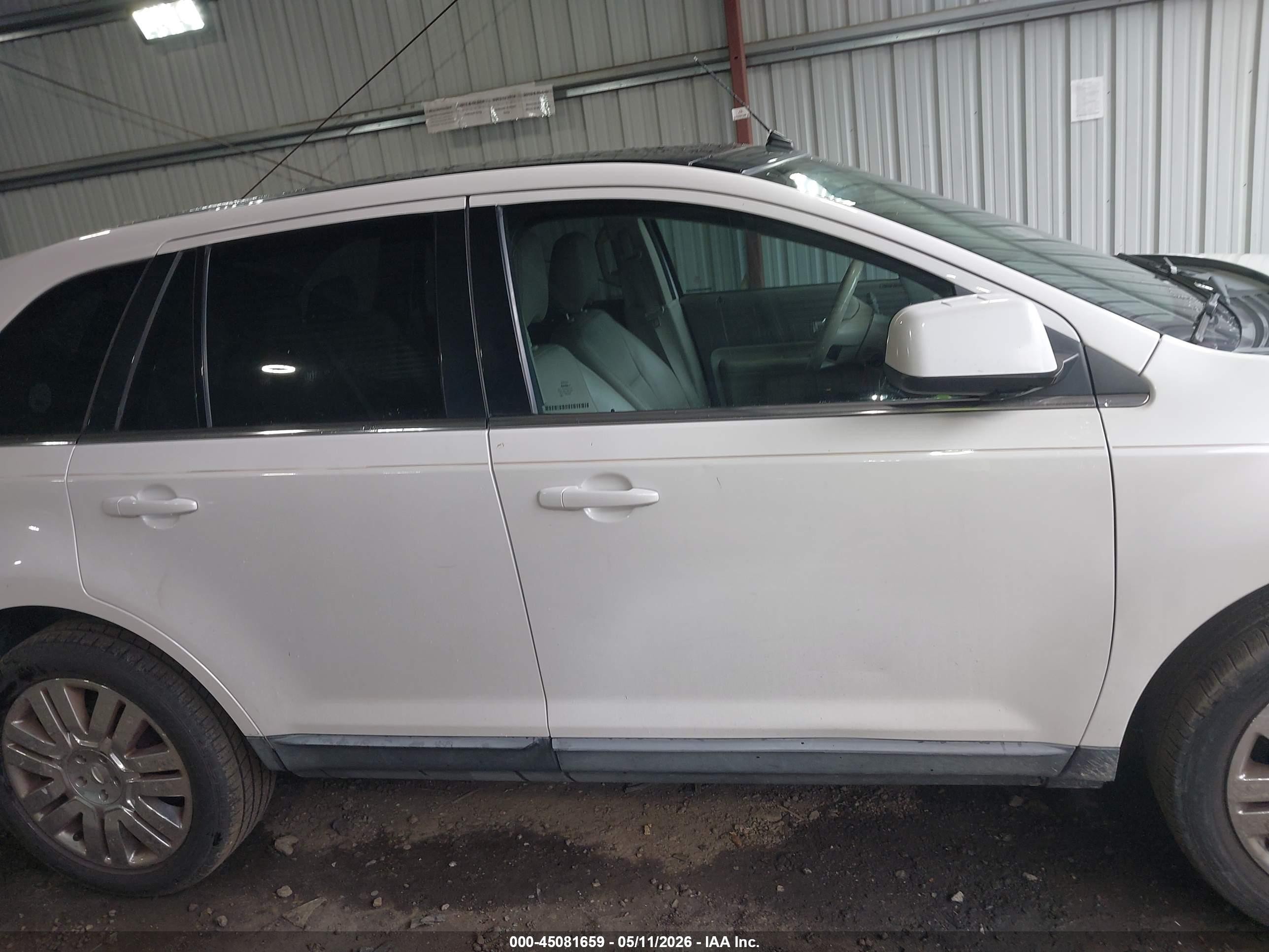2010 Ford Edge Limited White vin: 2FMDK3KC8ABB40586