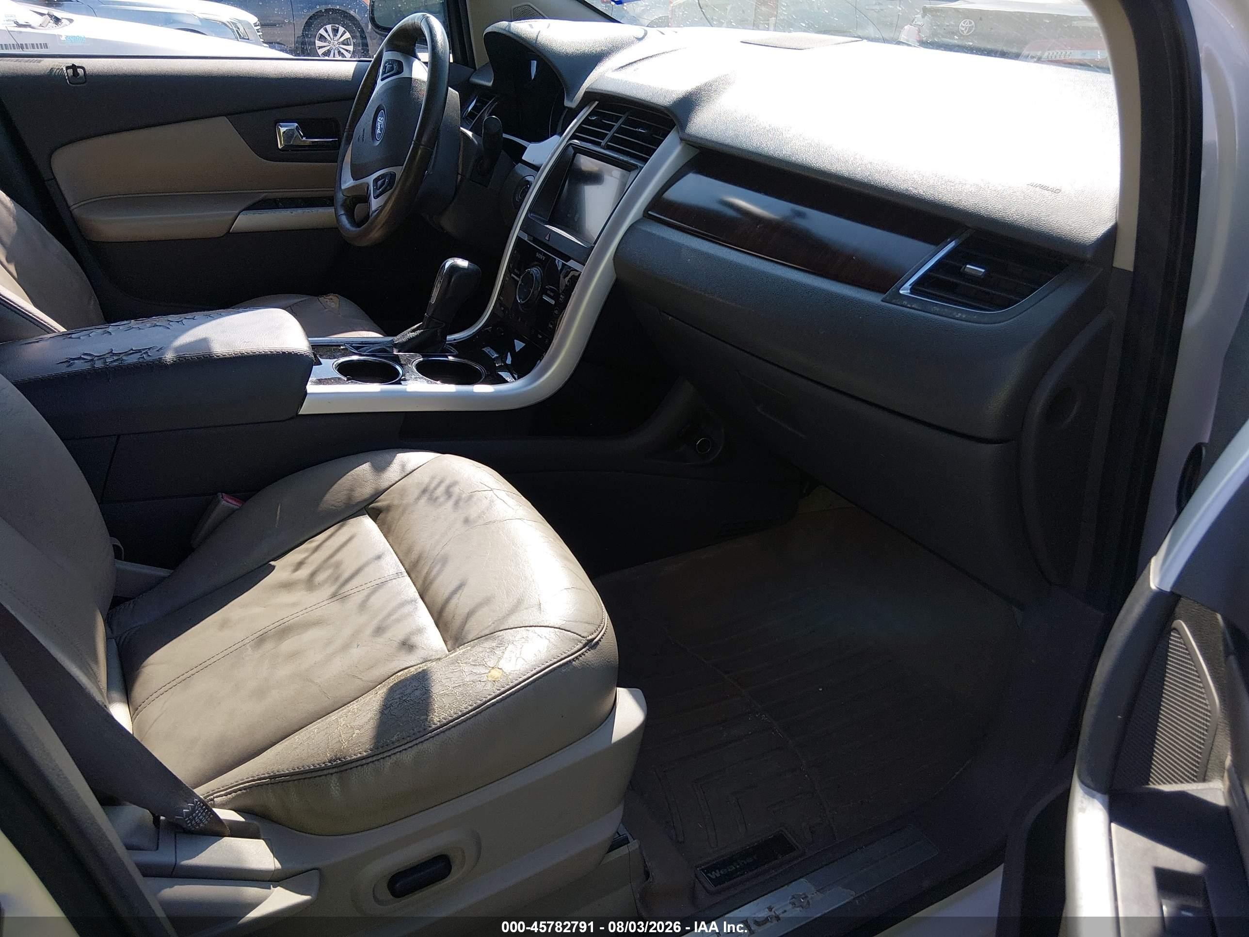 2011 Ford Edge Limited White vin: 2FMDK3KC8BBA18277