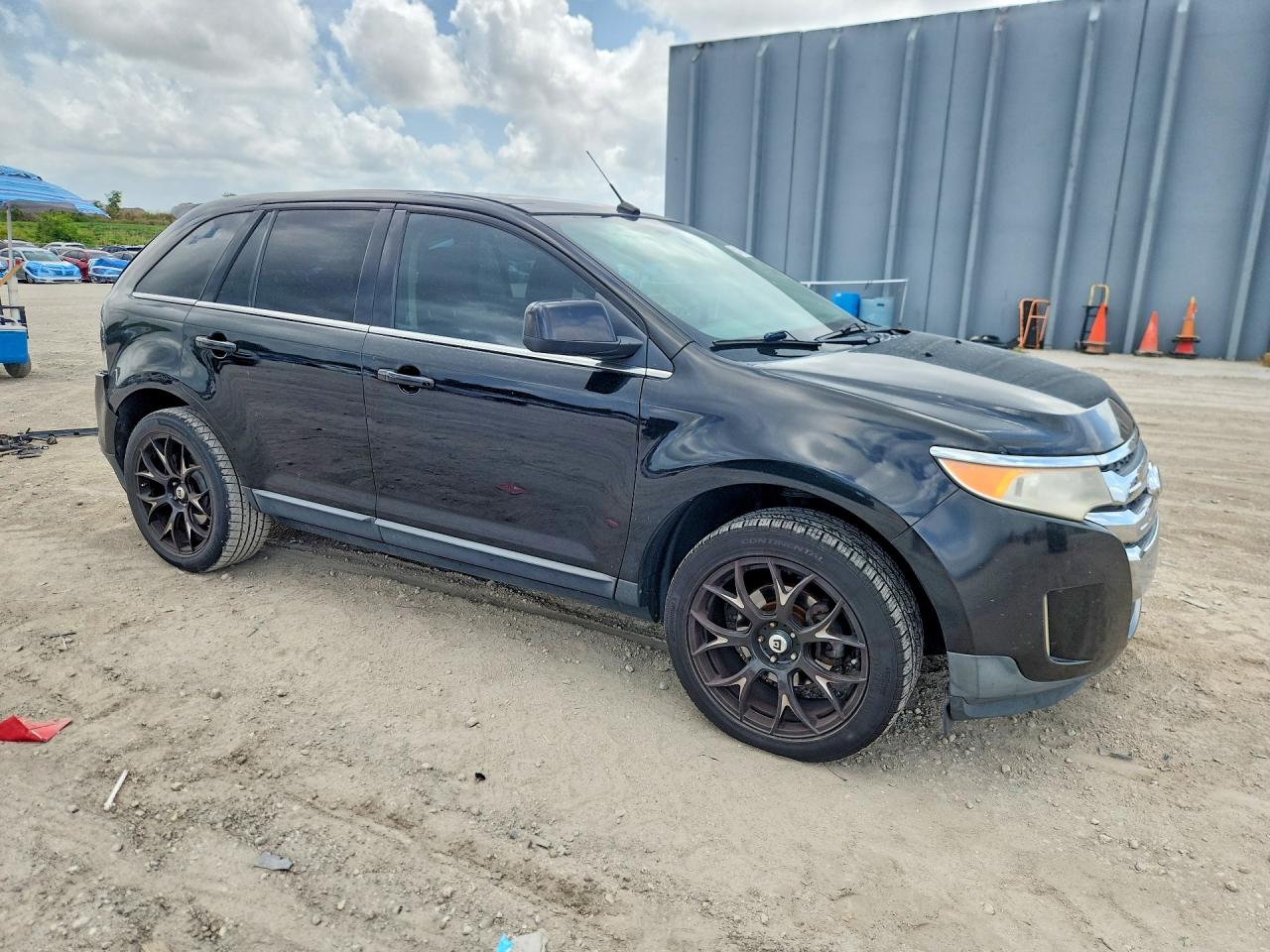 2011 Ford Edge Limited Black vin: 2FMDK3KC8BBA18361