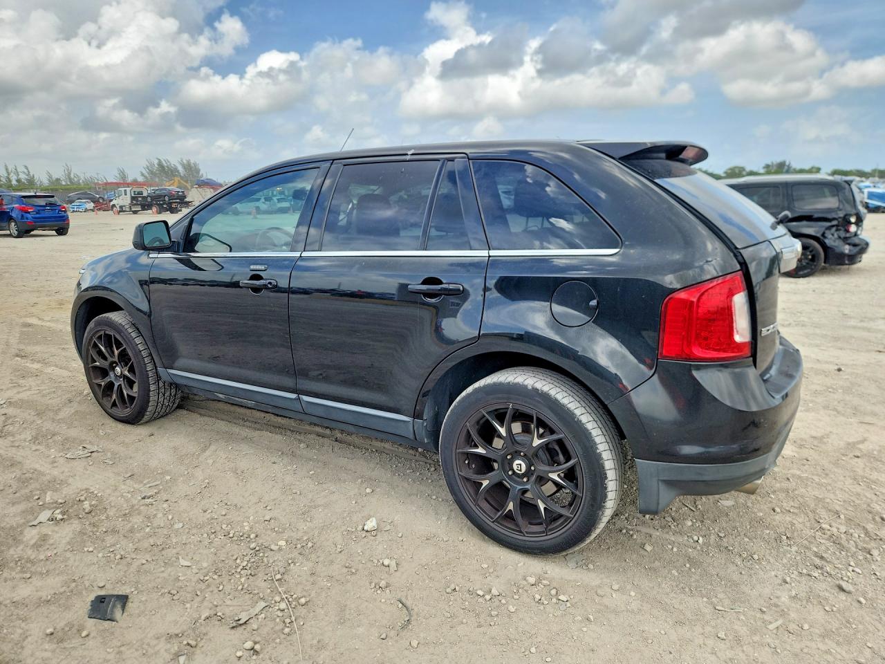 2011 Ford Edge Limited Black vin: 2FMDK3KC8BBA18361