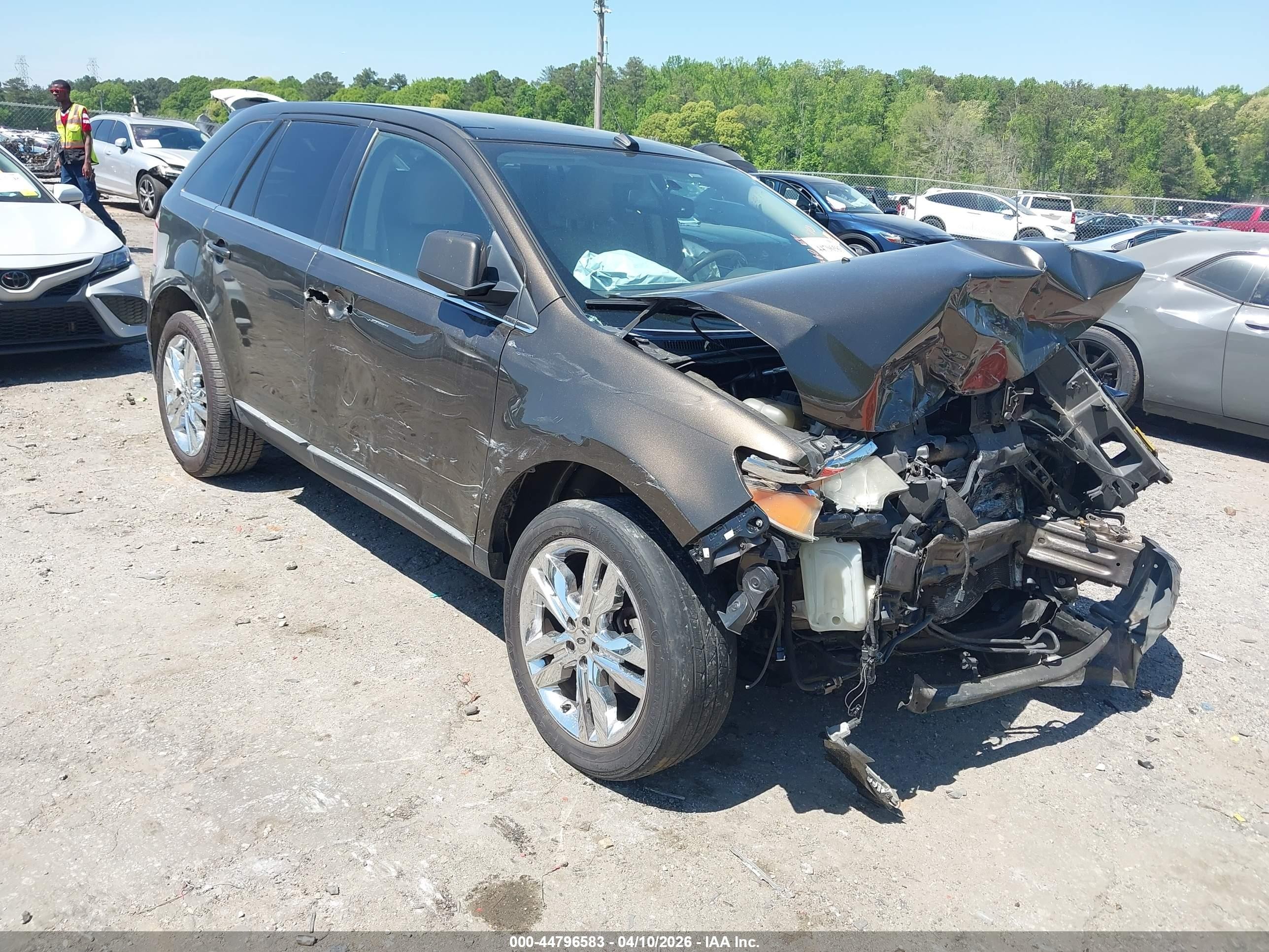 2011 Ford Edge Limited Dark Brown vin: 2FMDK3KC8BBA18442