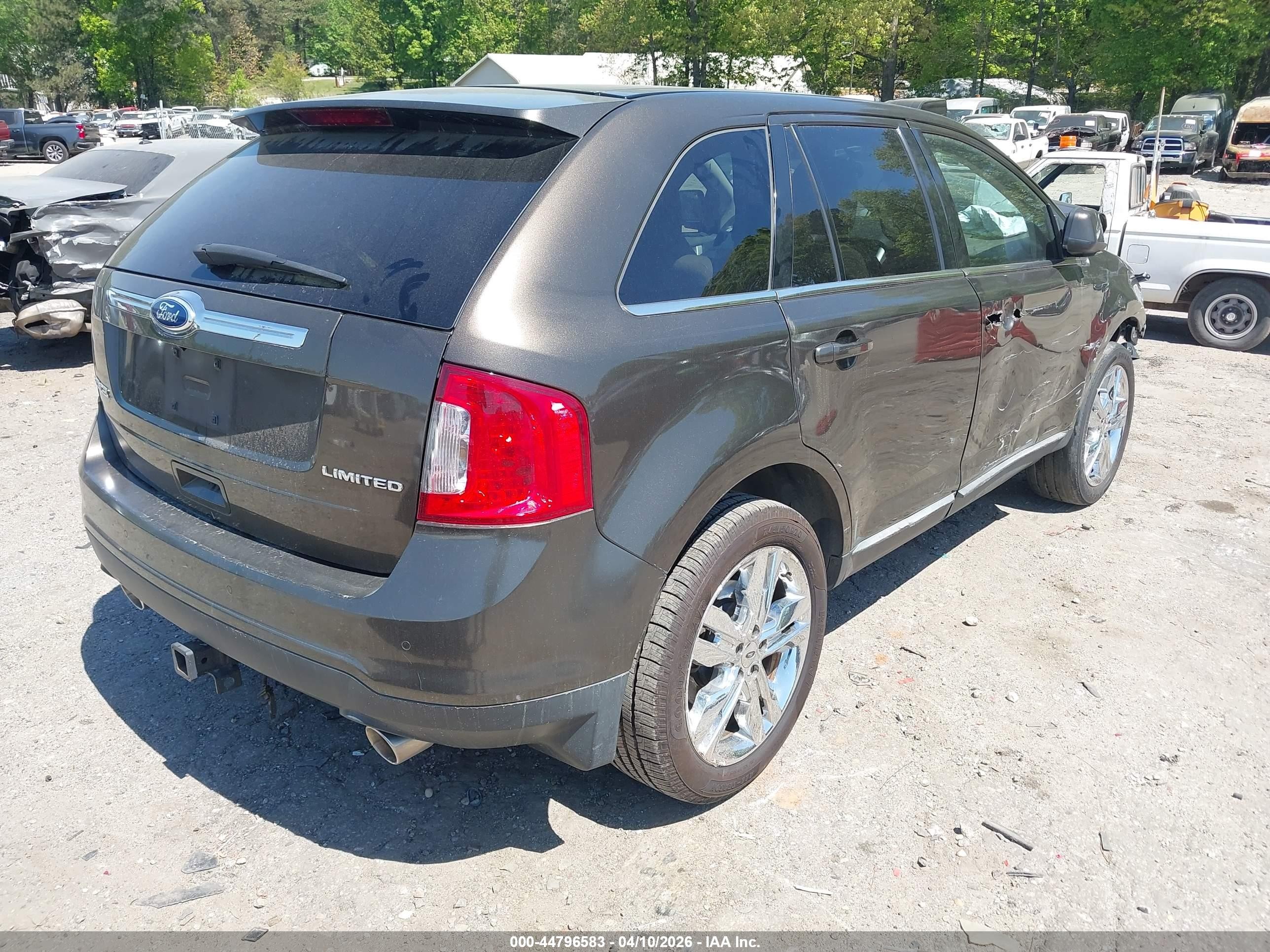 2011 Ford Edge Limited Dark Brown vin: 2FMDK3KC8BBA18442