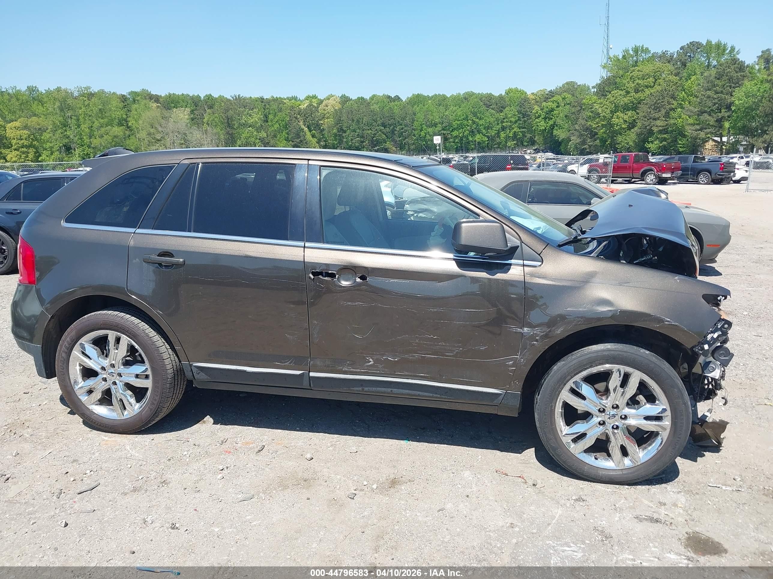 2011 Ford Edge Limited Dark Brown vin: 2FMDK3KC8BBA18442