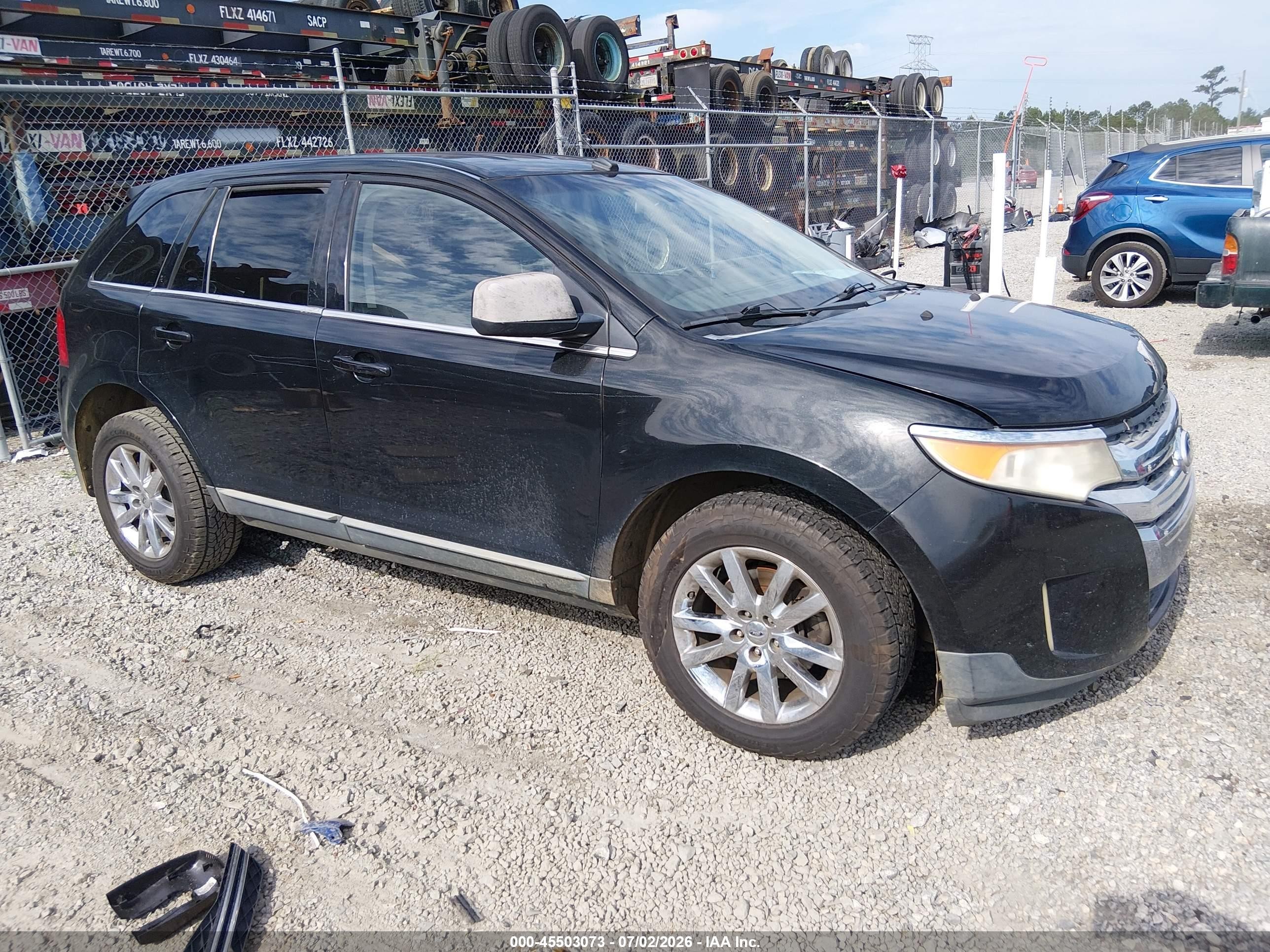 2011 Ford Edge Limited Black vin: 2FMDK3KC8BBA27979