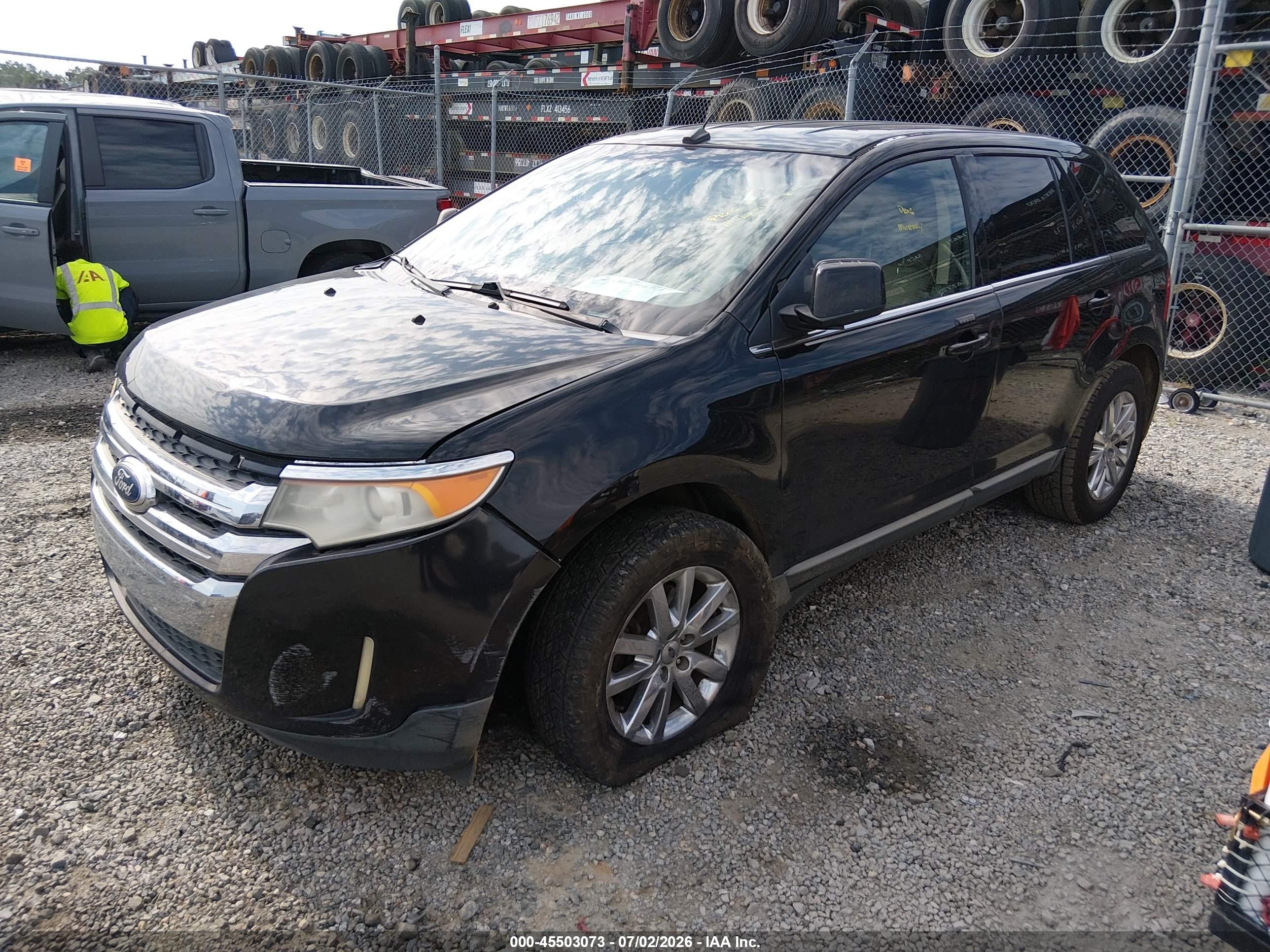 2011 Ford Edge Limited Black vin: 2FMDK3KC8BBA27979