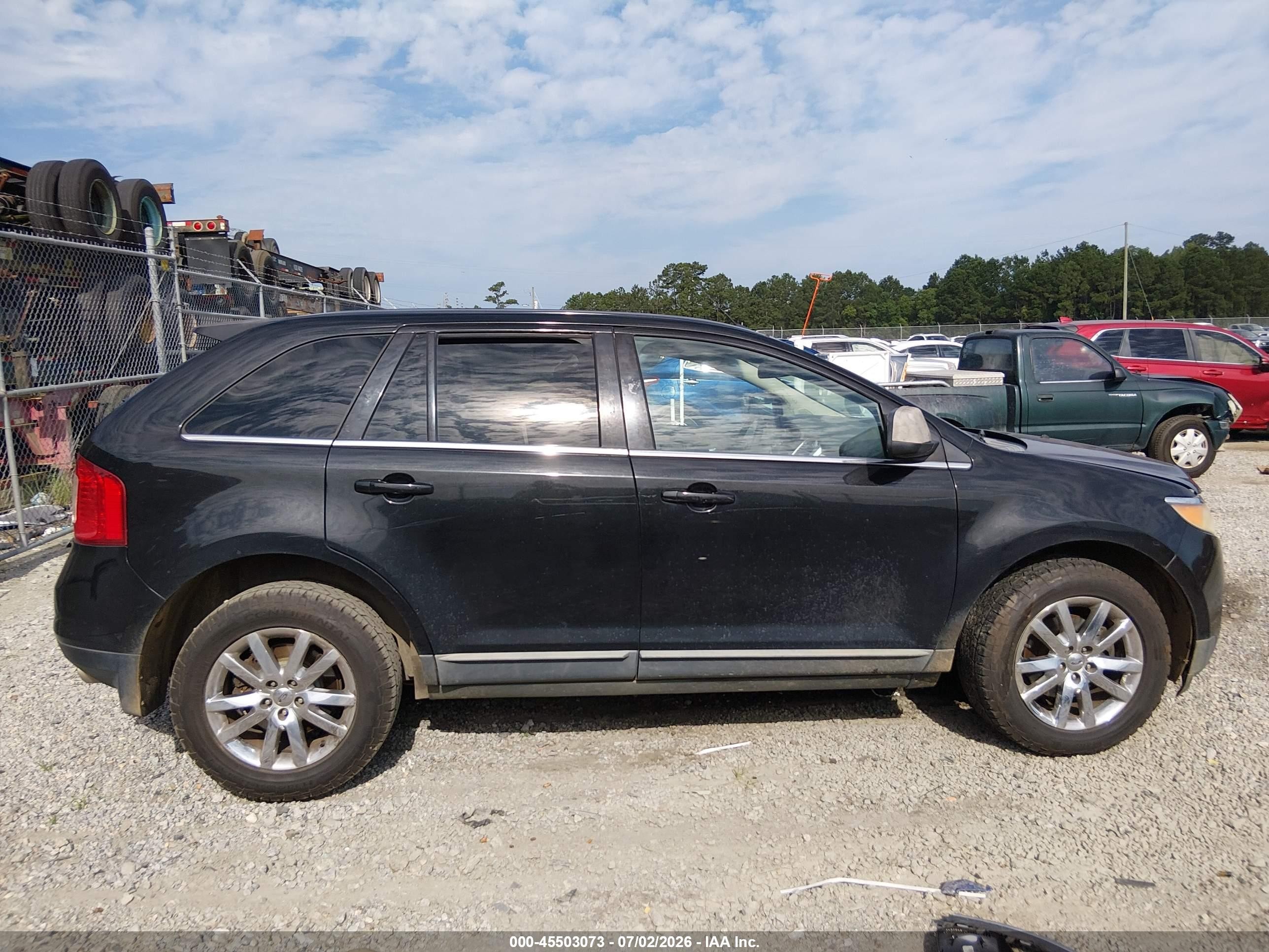 2011 Ford Edge Limited Black vin: 2FMDK3KC8BBA27979