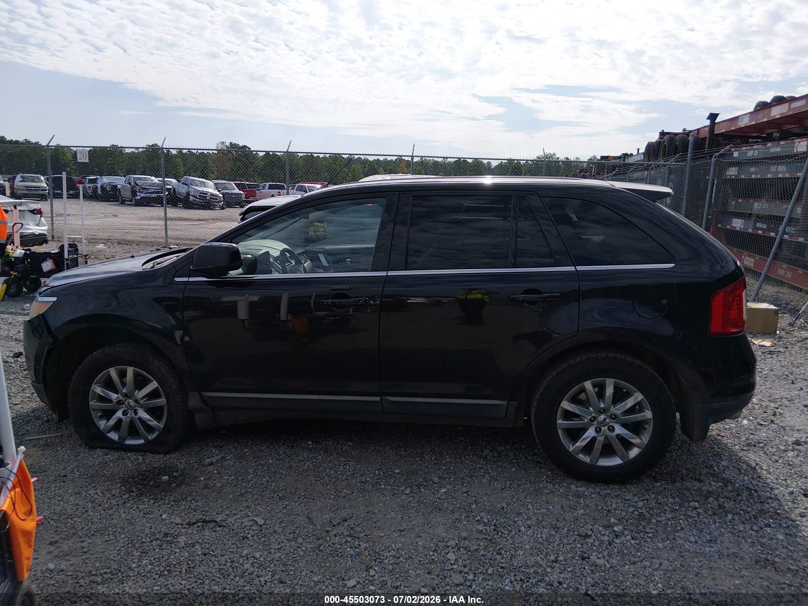 2011 Ford Edge Limited Black vin: 2FMDK3KC8BBA27979