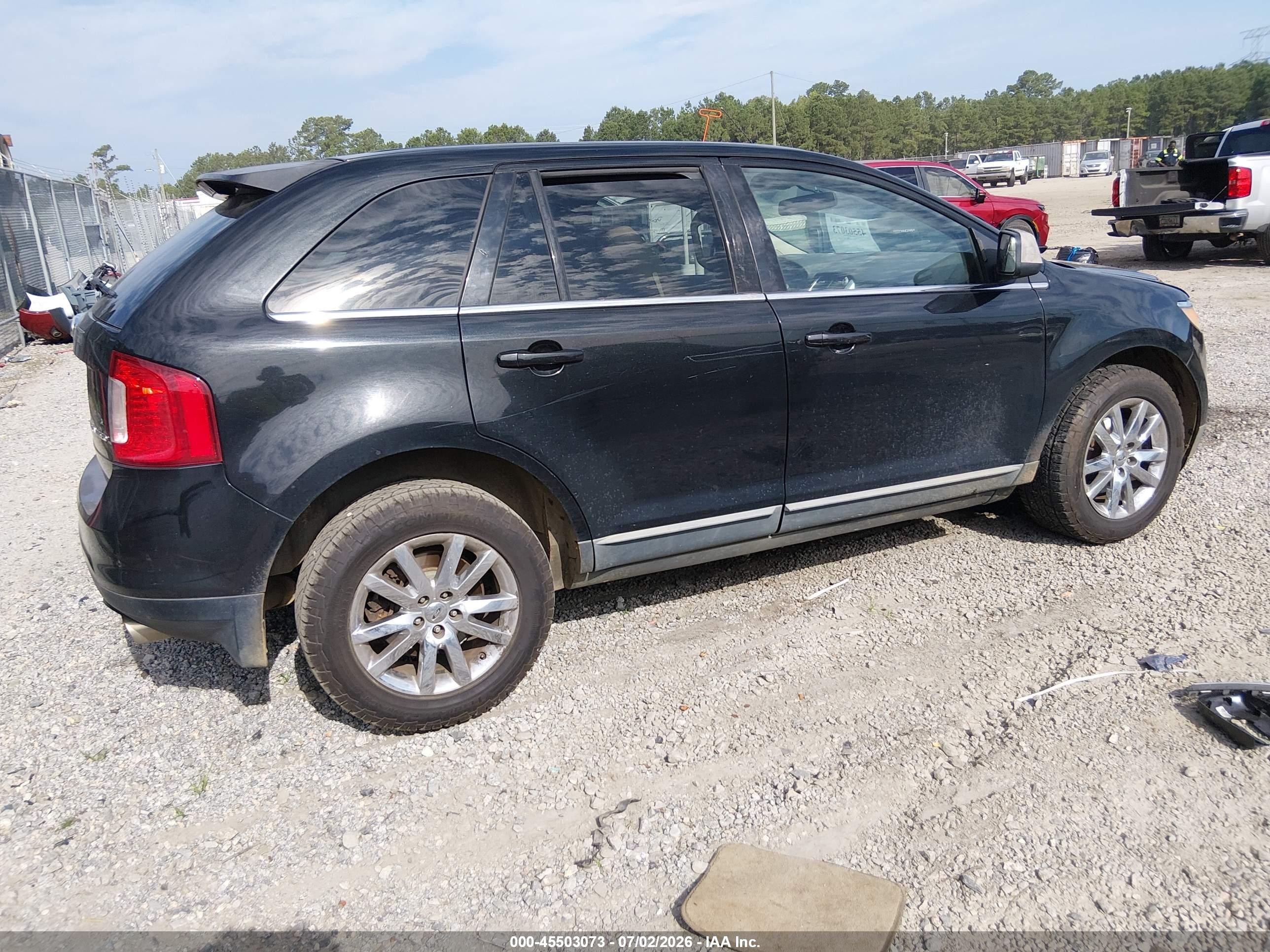 2011 Ford Edge Limited Black vin: 2FMDK3KC8BBA27979