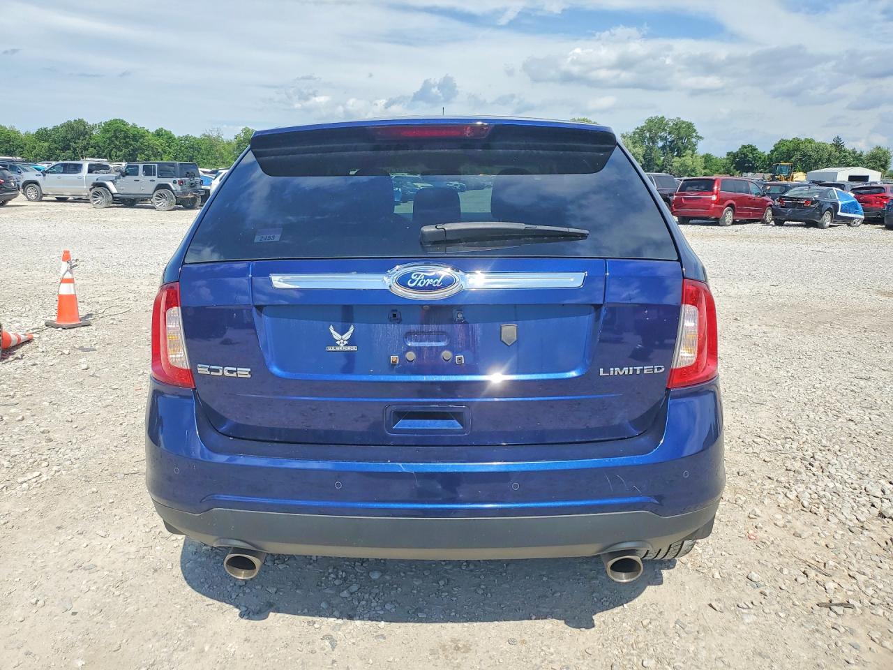 2011 Ford Edge Limited Синий vin: 2FMDK3KC8BBA35872