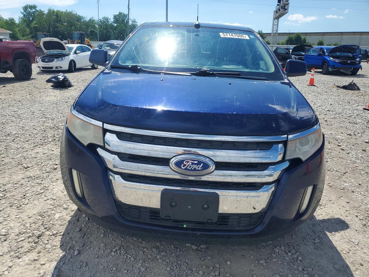 2011 Ford Edge Limited Синий vin: 2FMDK3KC8BBA35872