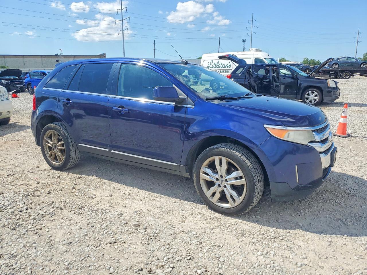 2011 Ford Edge Limited Синий vin: 2FMDK3KC8BBA35872